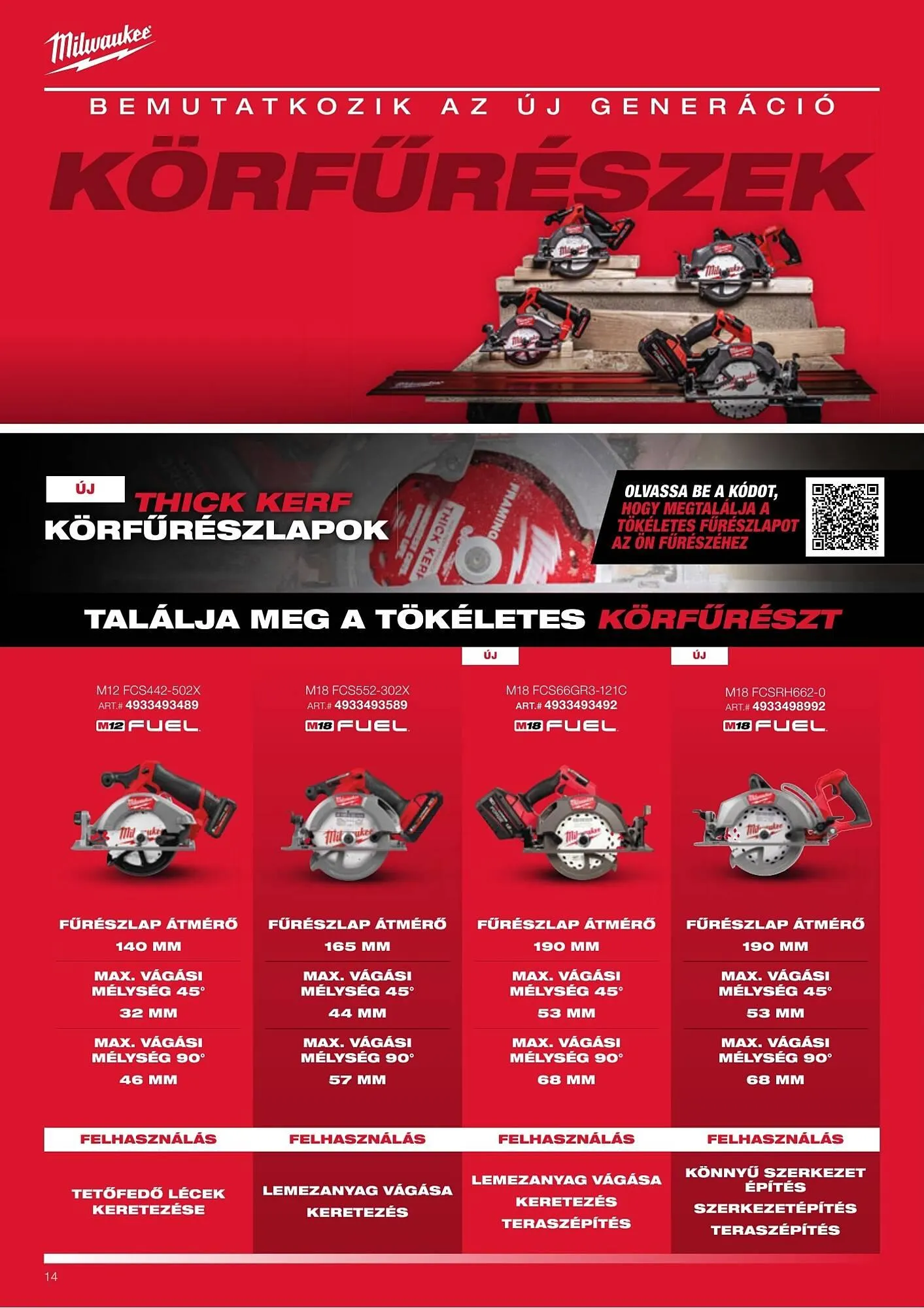 Katalógus Milwaukeetool akciós újság február 13.-tól július 31.-ig 2025. - Oldal 14