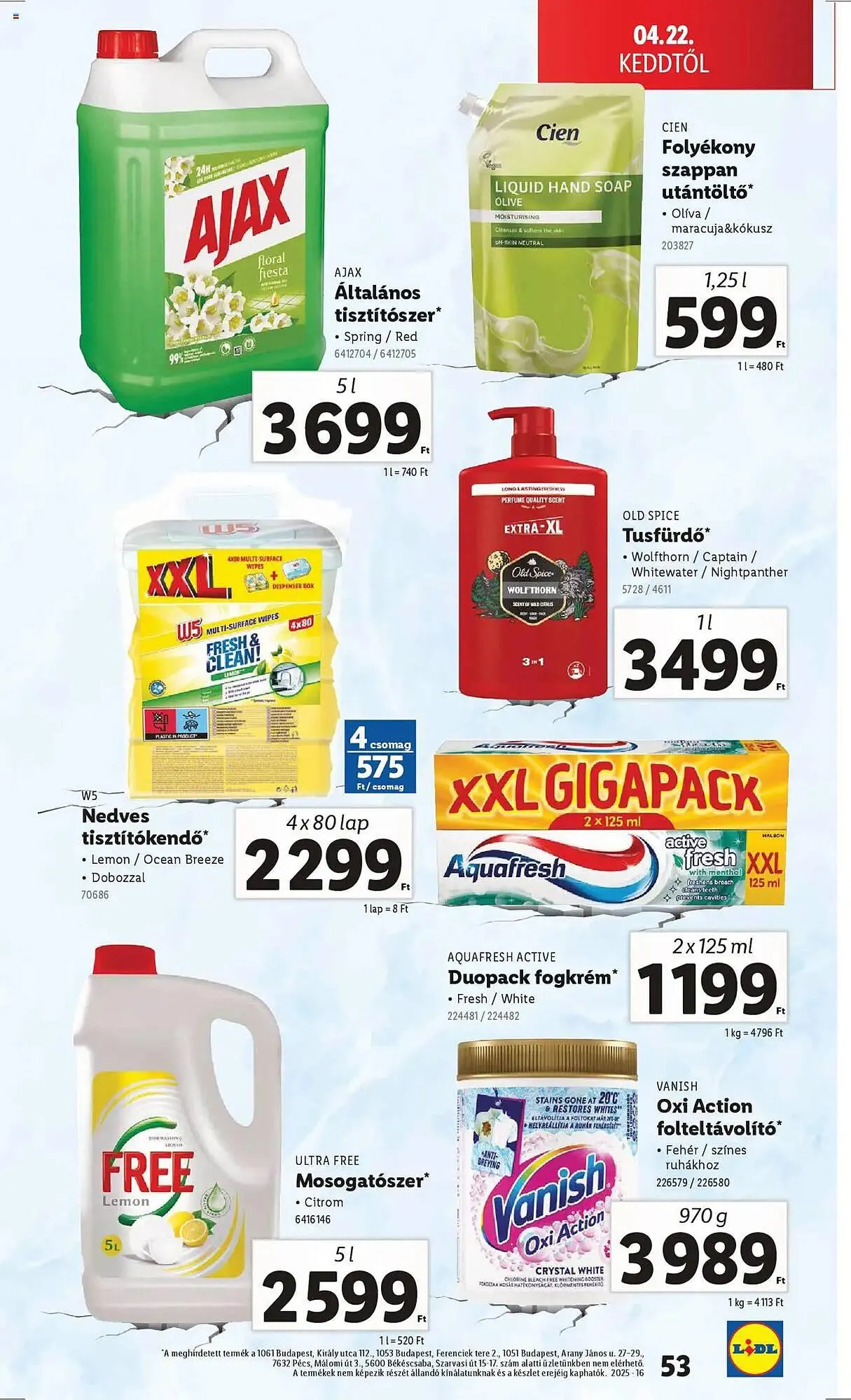 Katalógus Lidl akciós újság április 16.-tól április 22.-ig 2025. - Oldal 53