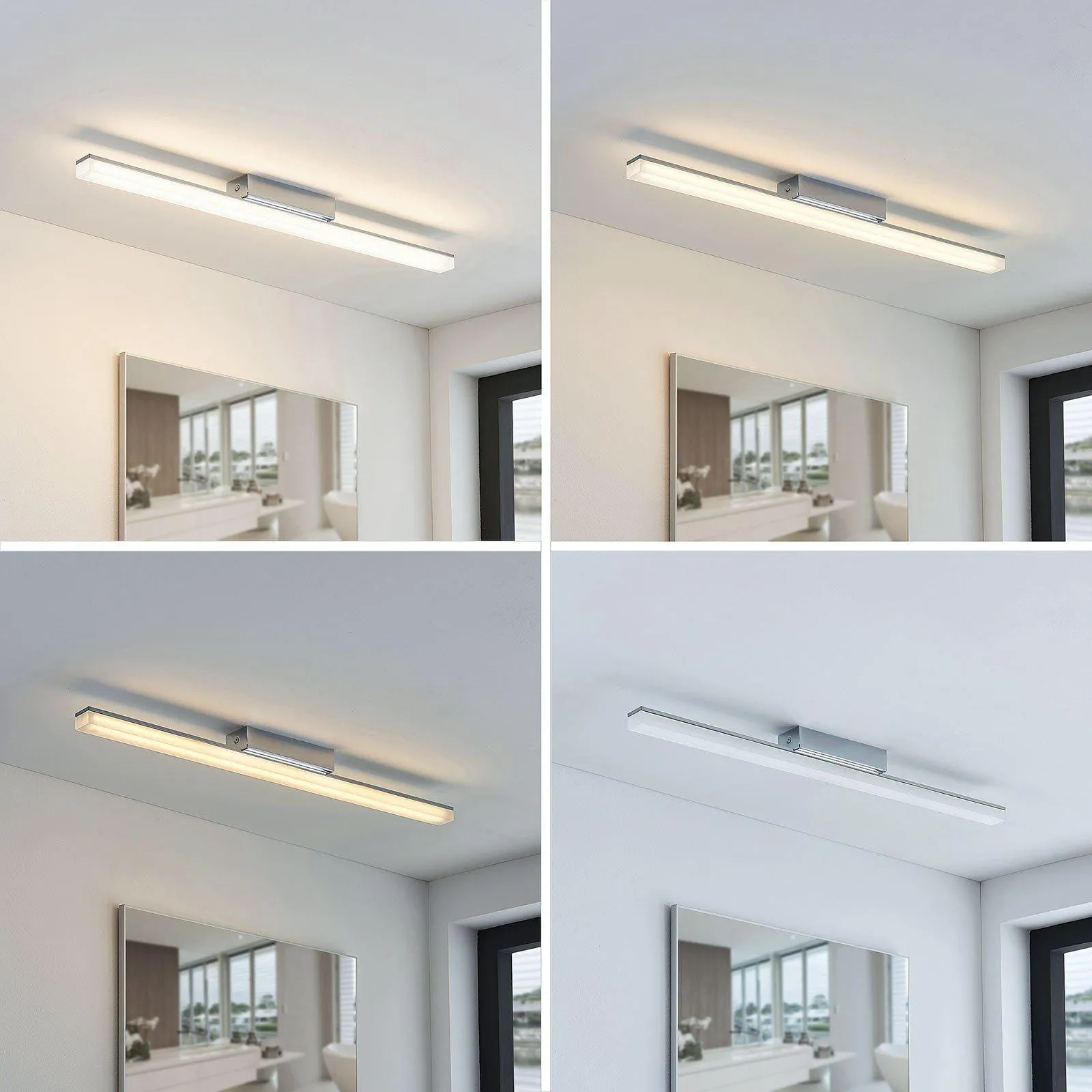 Levke fürdőszobai mennyezeti lámpa LED-del, IP44