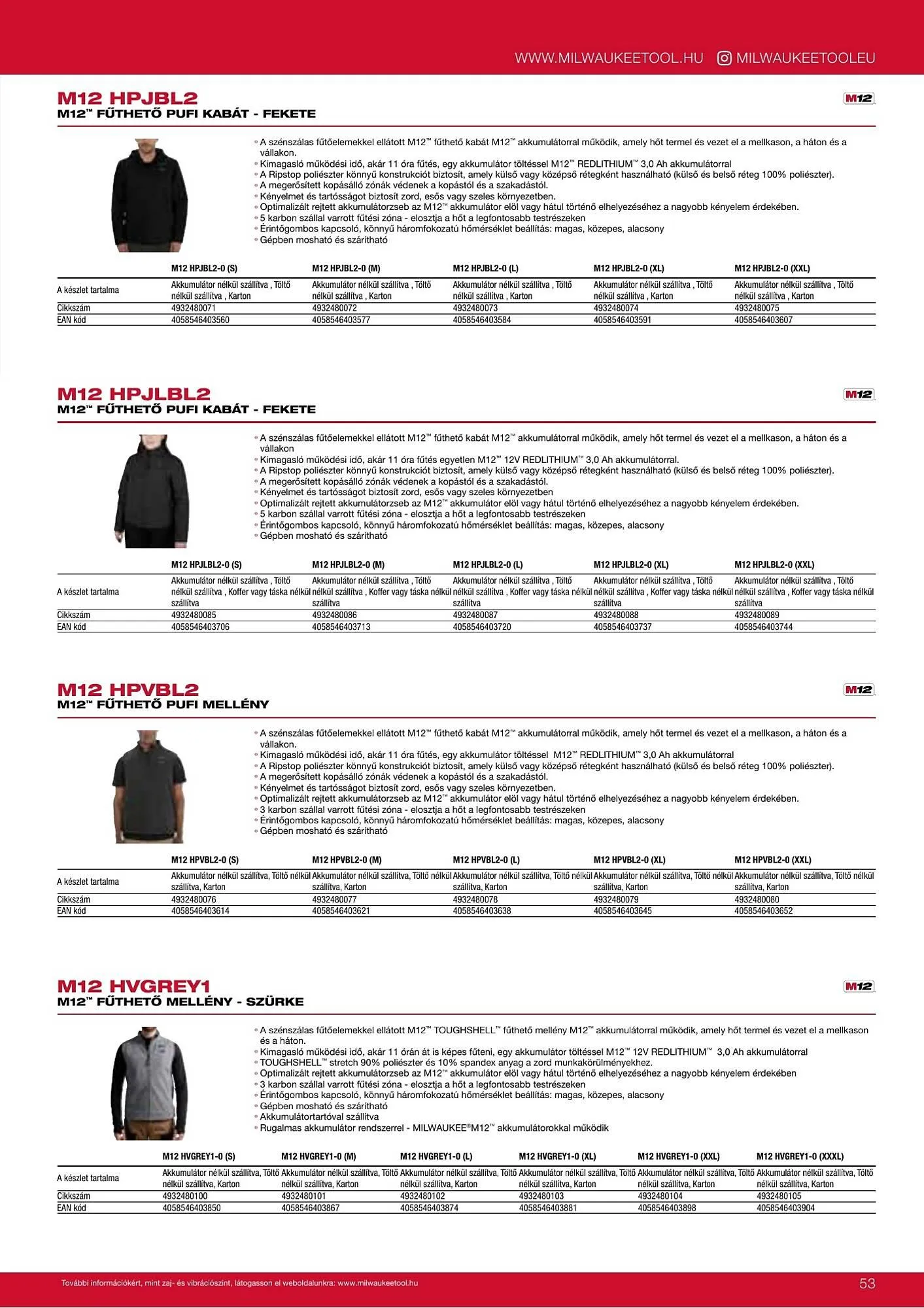 Katalógus Milwaukeetool akciós újság augusztus 14.-tól december 31.-ig 2025. - Oldal 53