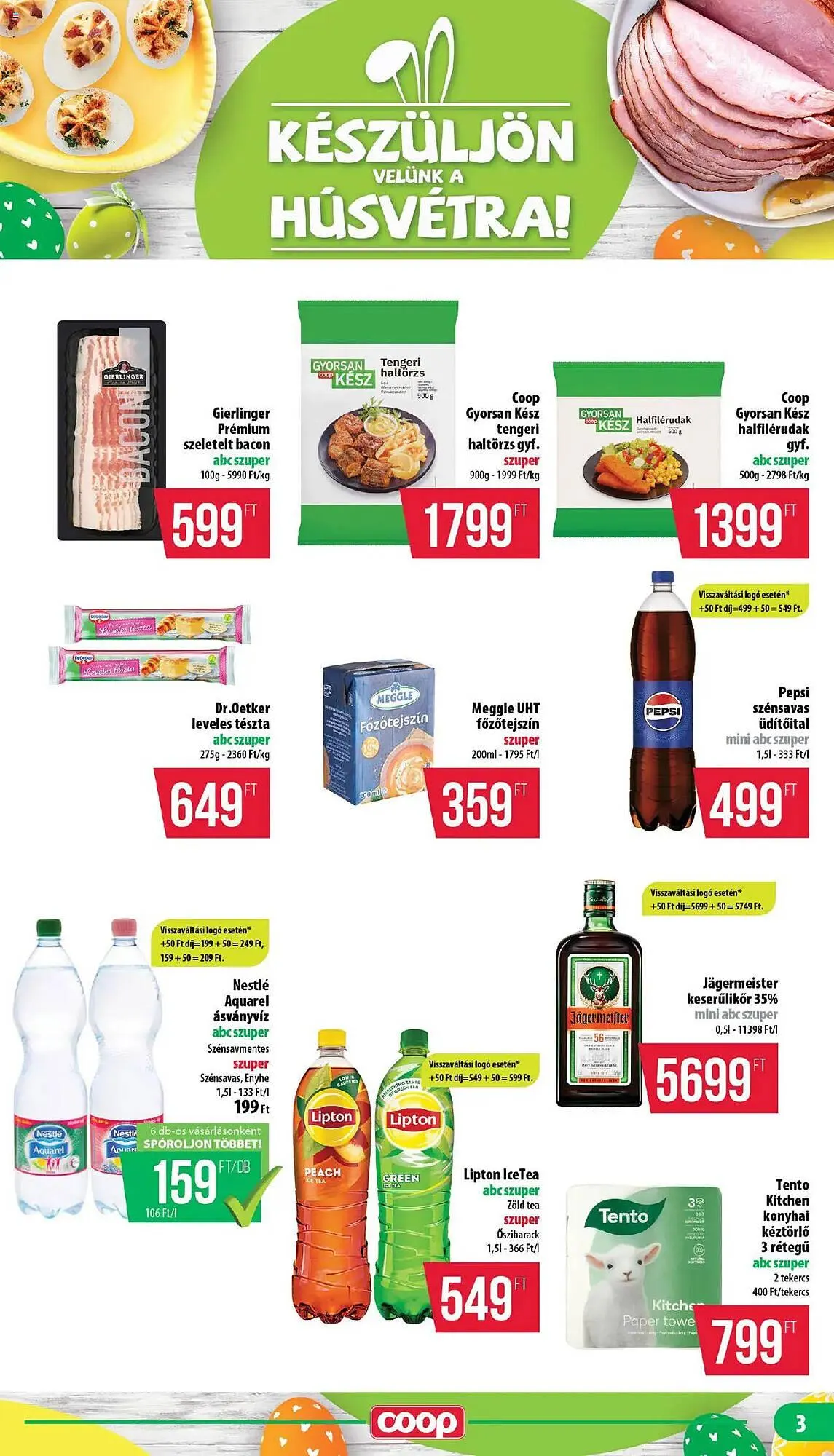 Katalógus Coop akciós újság április 17.-tól április 23.-ig 2025. - Oldal 3