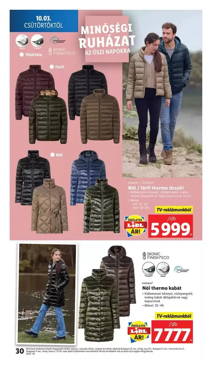 Katalógus Akciós újság – 40. hét október 3.-tól október 9.-ig 2024. - Oldal 30