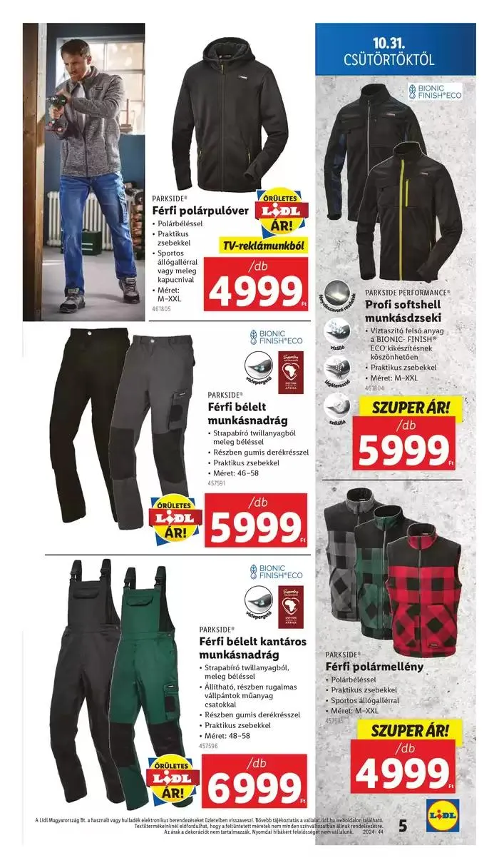 Katalógus Nonfood kínálatunk - 44. hét október 31.-tól november 6.-ig 2024. - Oldal 5