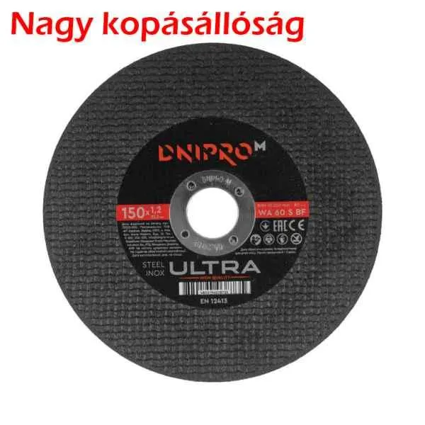 DNIPRO-M 150 X 1,1 X 22,2 MM Vákókorong