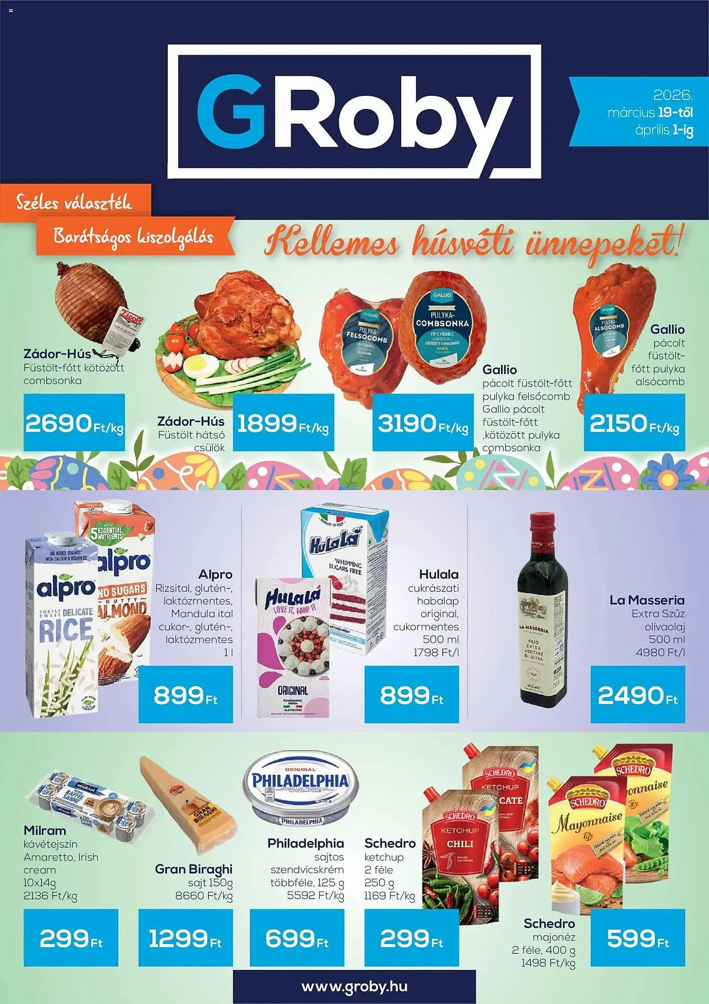 Katalógus GRoby akciós újság március 19.-tól április 1.-ig 2026. - Oldal 1