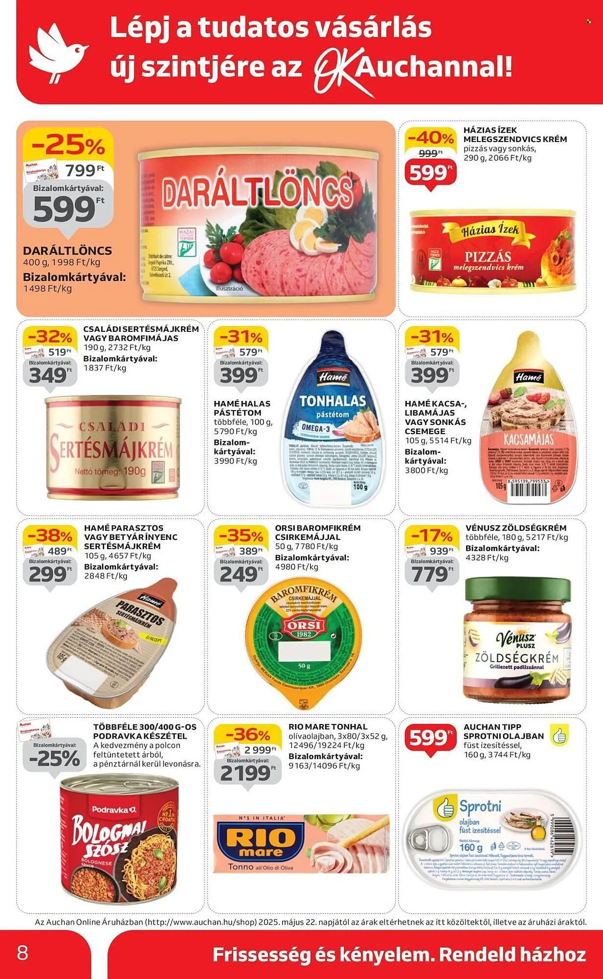 Katalógus Auchan akciós újság június 5.-tól június 11.-ig 2025. - Oldal 8