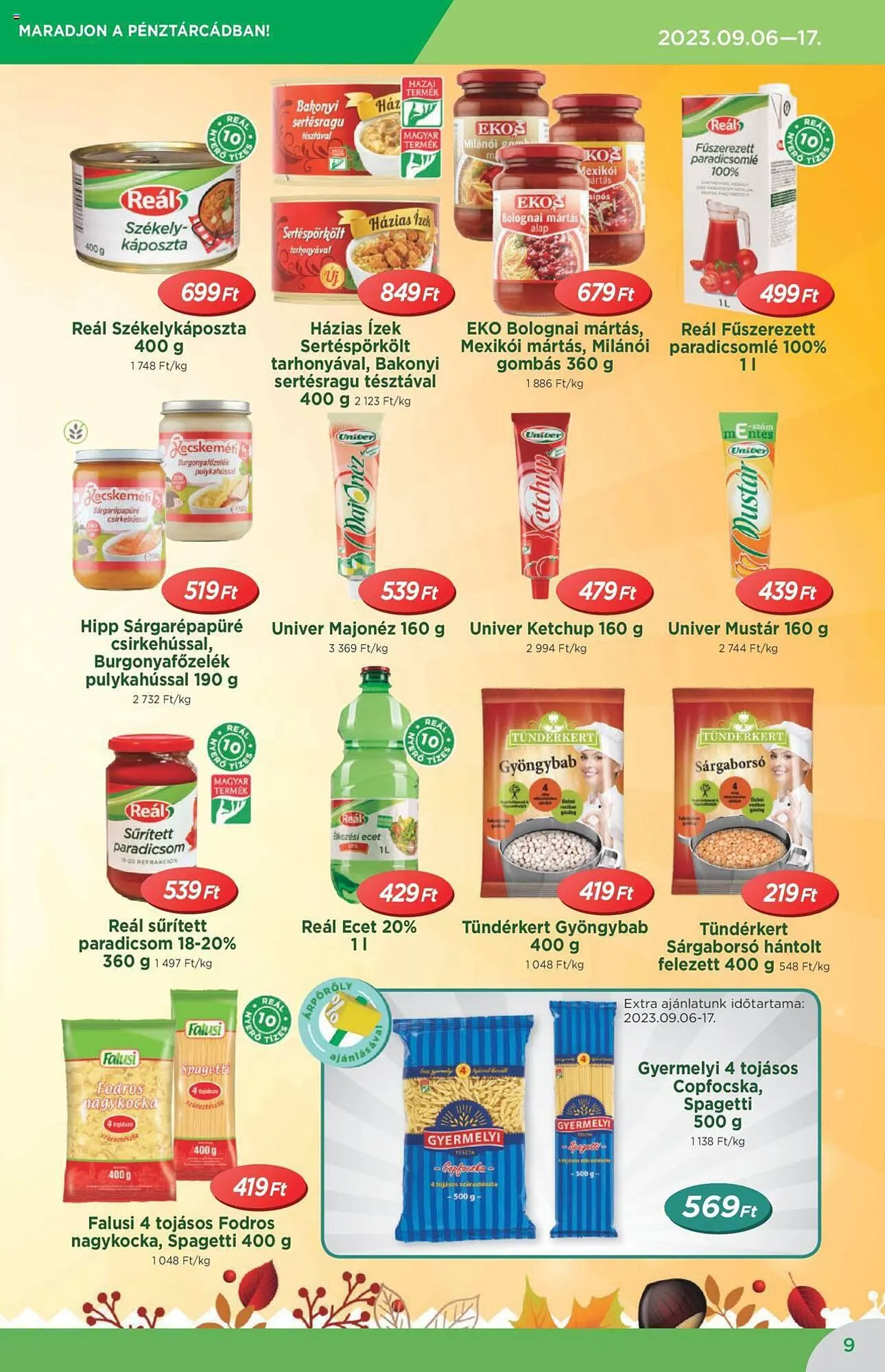 Katalógus Real akciós újság szeptember 6.-tól szeptember 17.-ig 2023. - Oldal 9