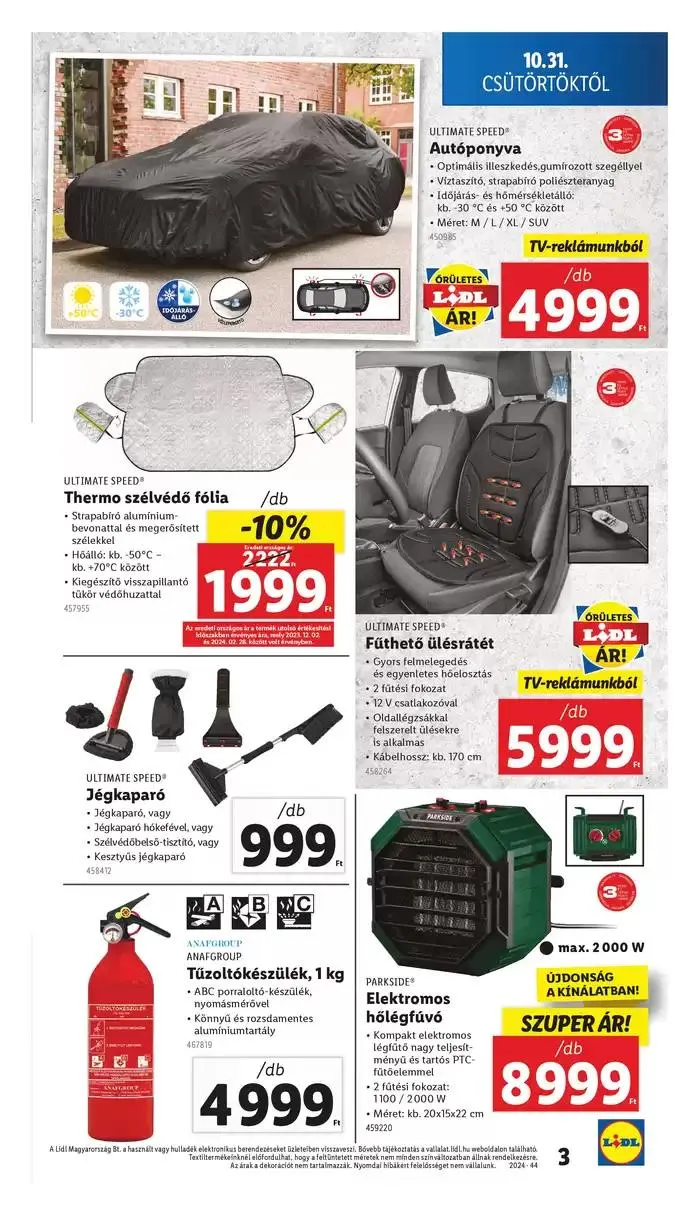 Katalógus Nonfood kínálatunk - 44. hét október 31.-tól november 6.-ig 2024. - Oldal 3