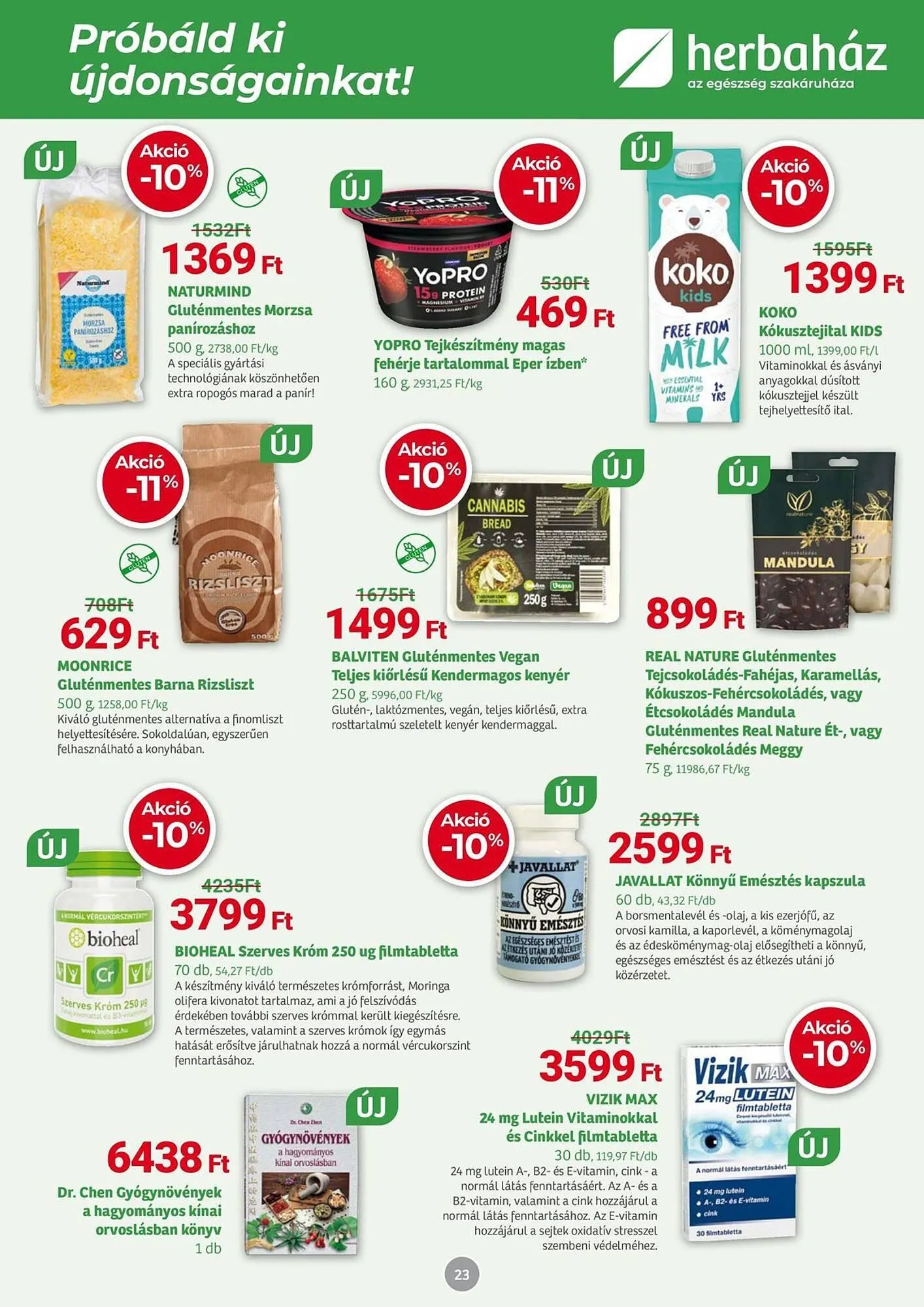 Katalógus Herbaház akciós újság március 31.-tól április 5.-ig 2025. - Oldal 23