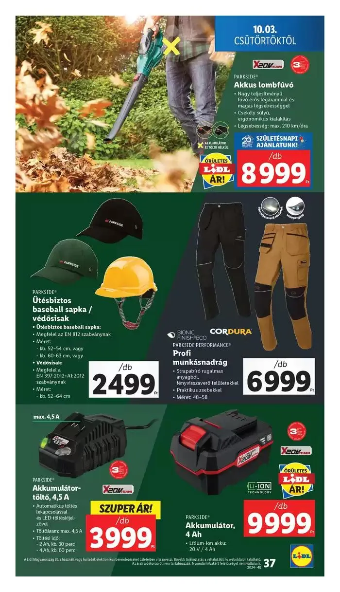 Katalógus Akciós újság – 40. hét október 3.-tól október 9.-ig 2024. - Oldal 37