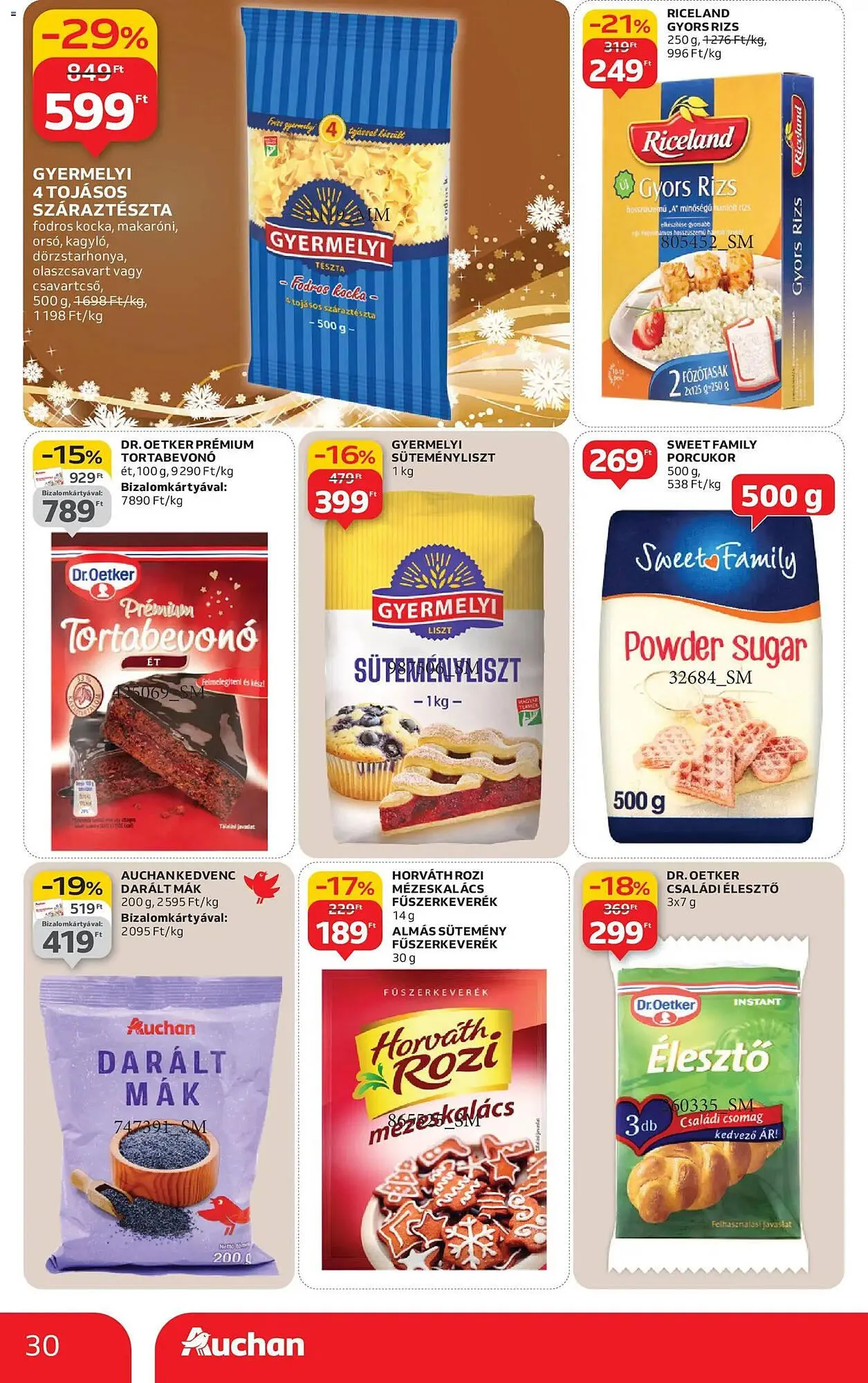 Katalógus Auchan akciós újság december 18.-tól december 24.-ig 2025. - Oldal 30