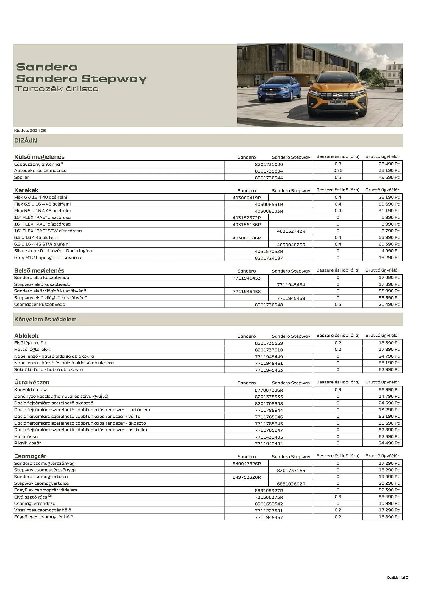 Katalógus Dacia Sandero akciós újság július 5.-tól december 31.-ig 2024. - Oldal 1