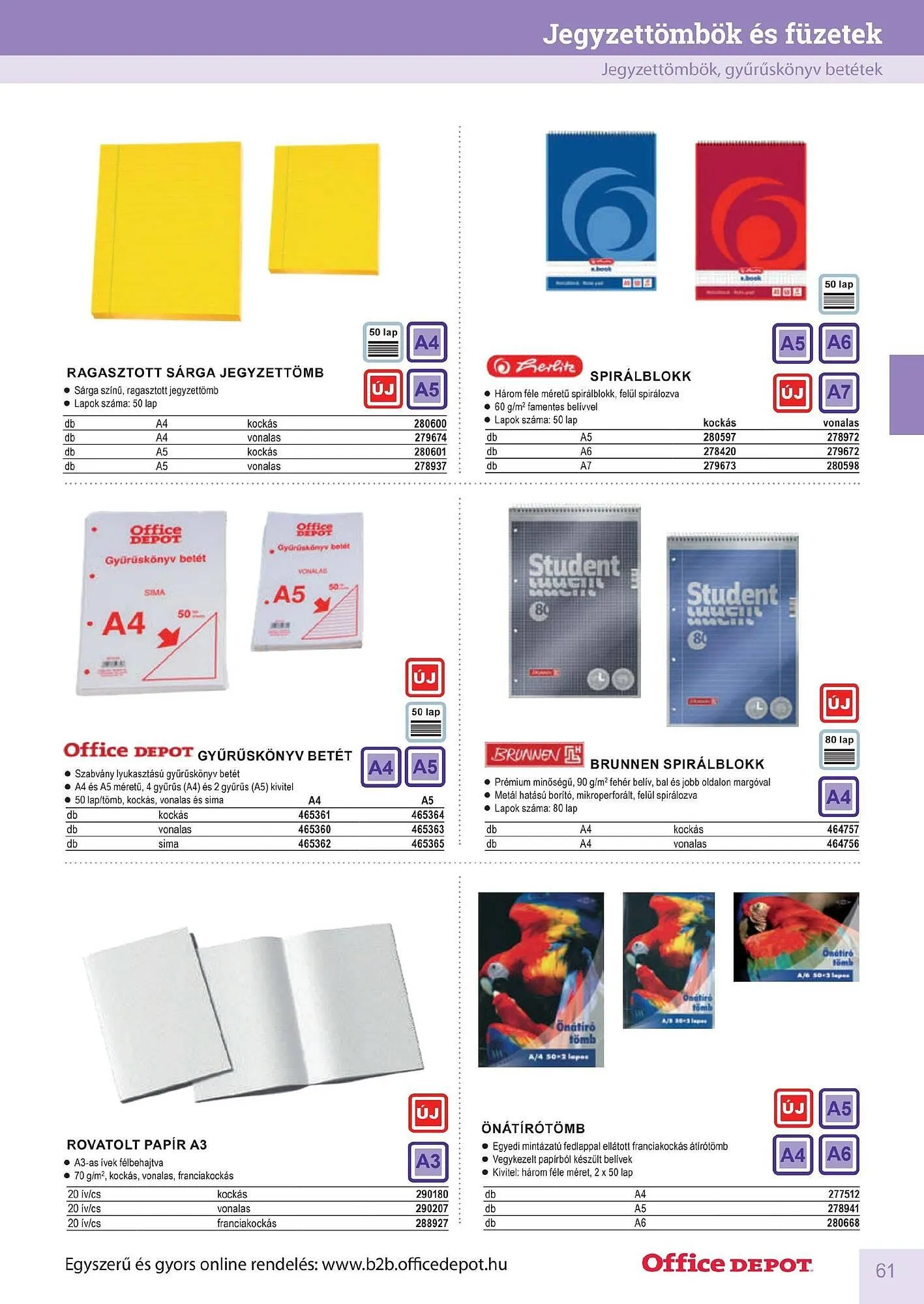 Katalógus Office Depot akciós újság május 9.-tól december 31.-ig 2026. - Oldal 61