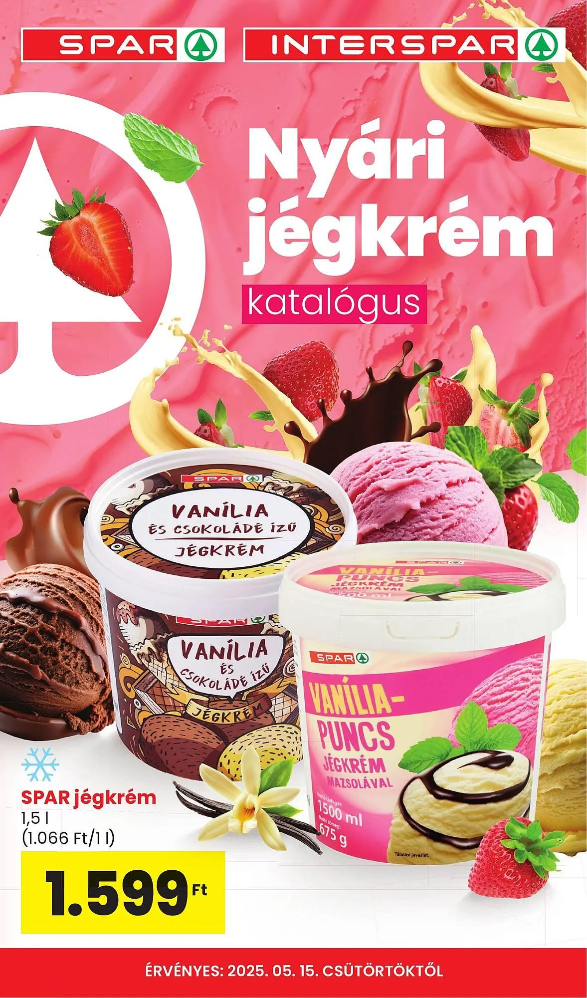 Katalógus Interspar akciós újság május 15.-tól augusztus 31.-ig 2025. - Oldal 1