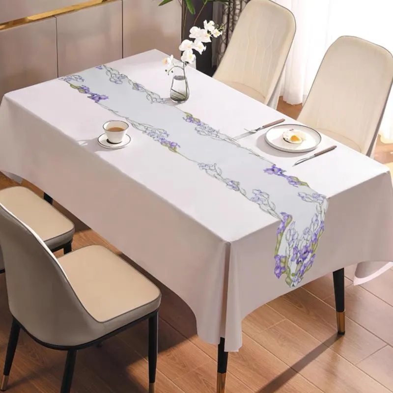 Lila írisz mintás húsvéti asztali futó - 20X160 CM