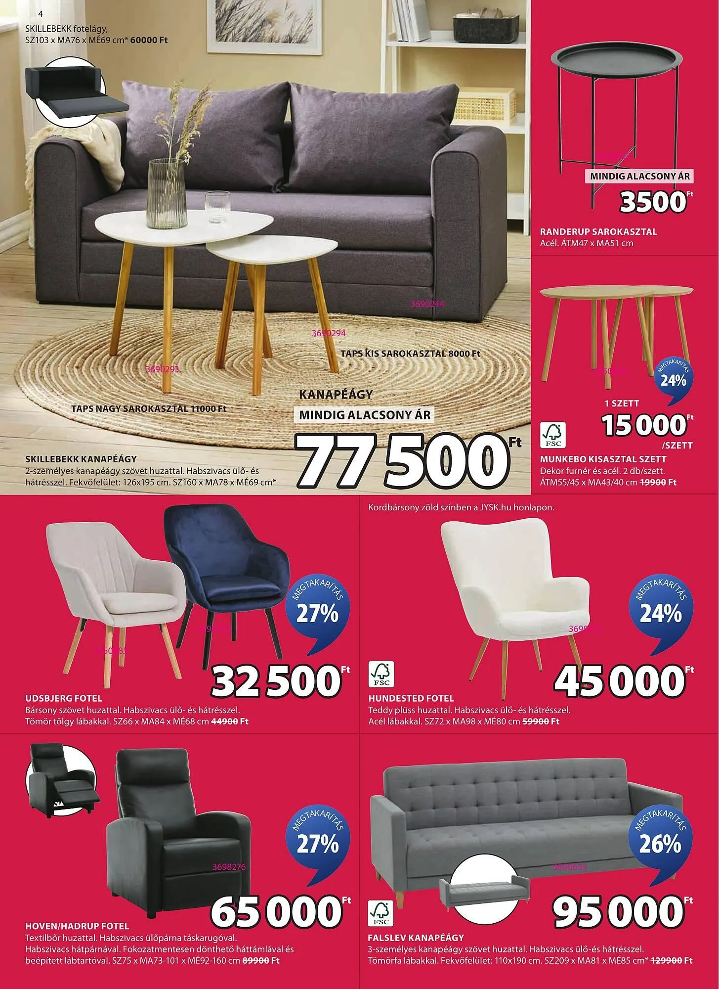 Katalógus JYSK akciós újság január 1.-tól február 2.-ig 2025. - Oldal 4