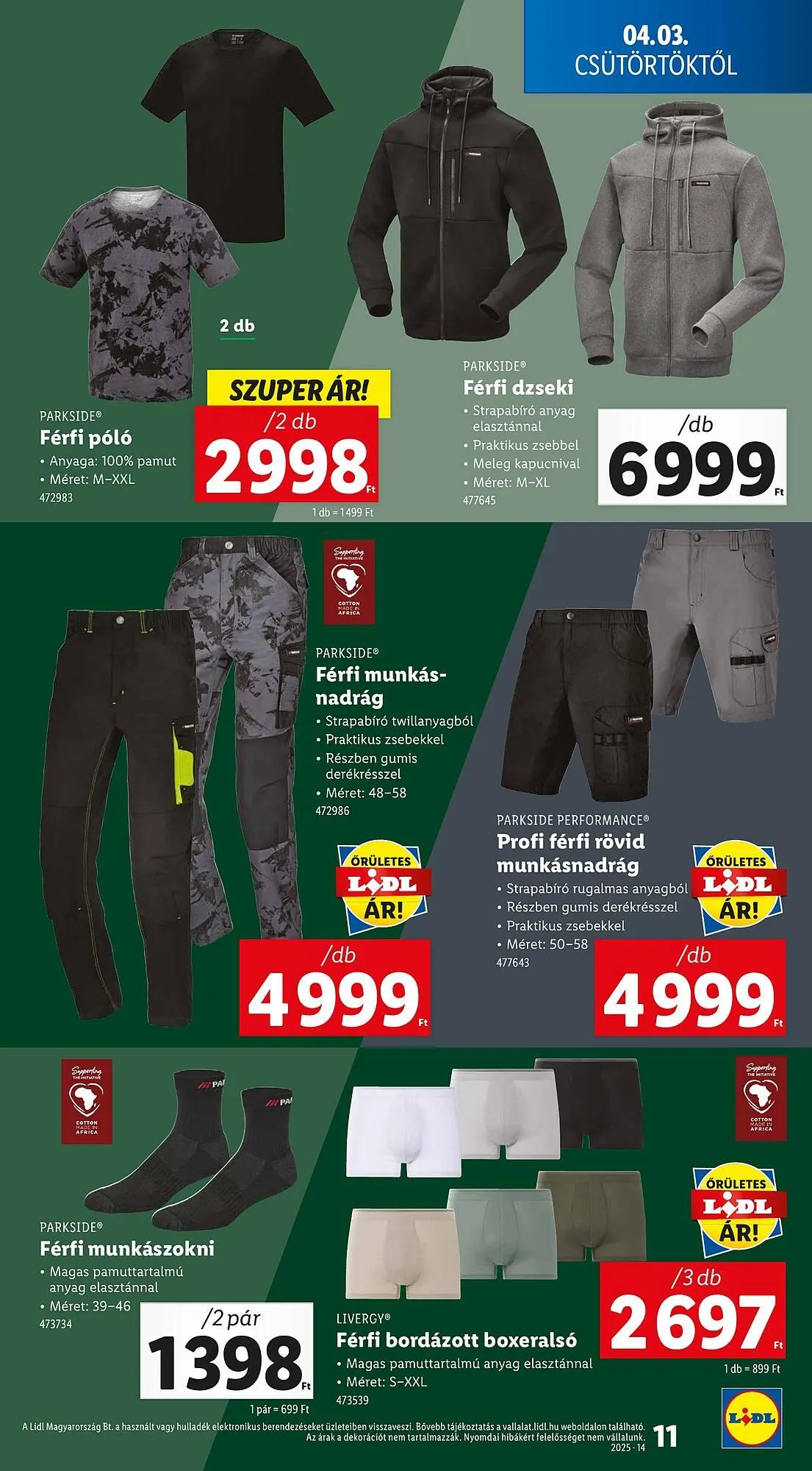 Katalógus Lidl akciós újság április 3.-tól április 9.-ig 2025. - Oldal 11