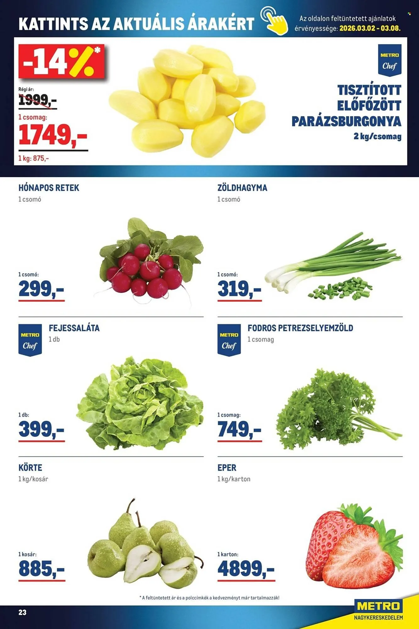 Katalógus Metro akciós újság március 1.-tól április 4.-ig 2026. - Oldal 23