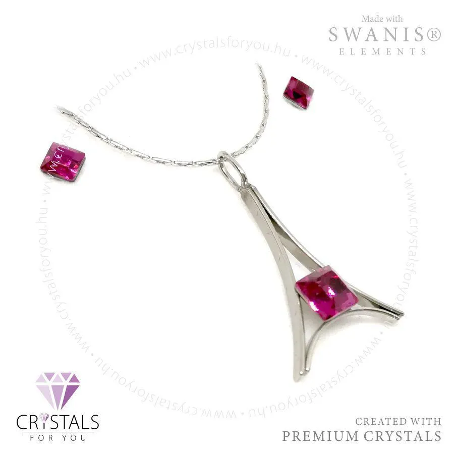 Eiffel torony szett Swanis® prémium kristállyal díszítve