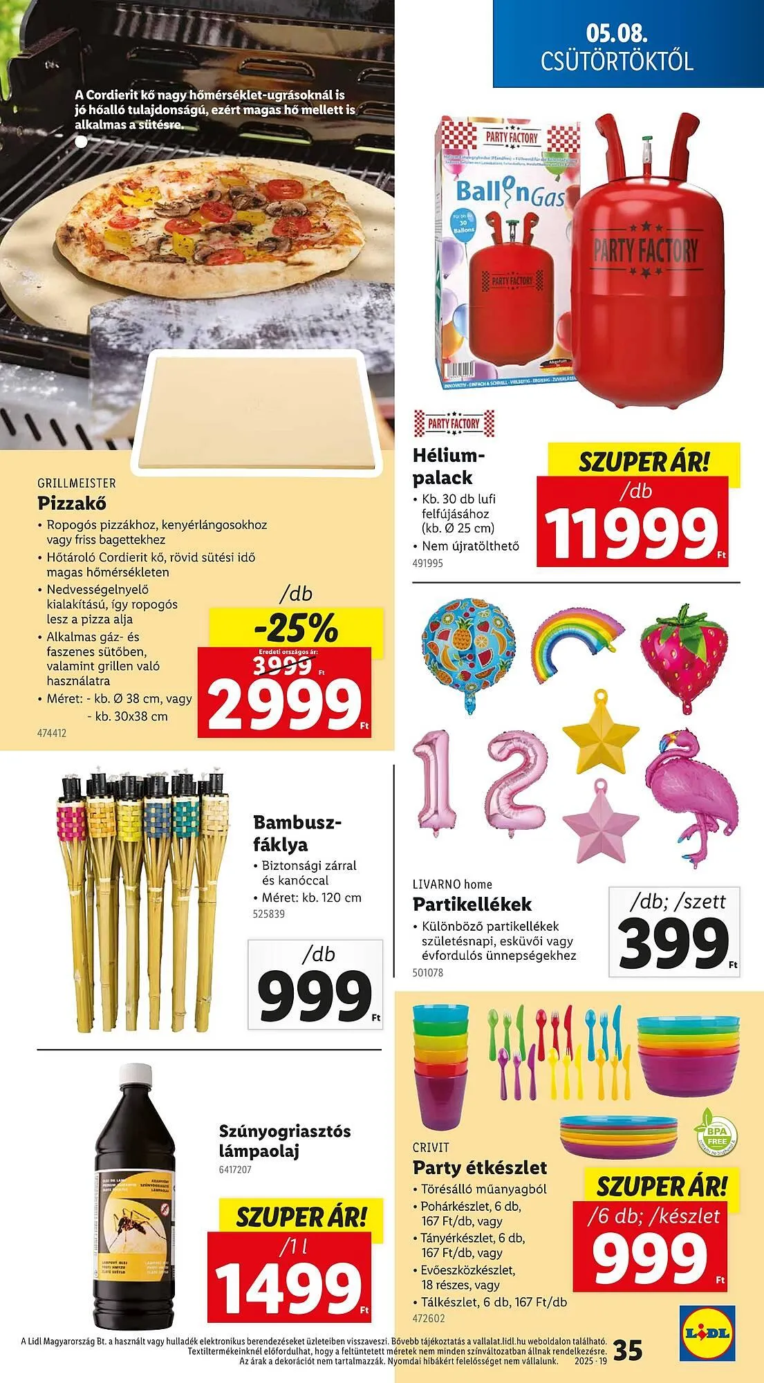 Katalógus Lidl akciós újság május 8.-tól május 14.-ig 2025. - Oldal 35