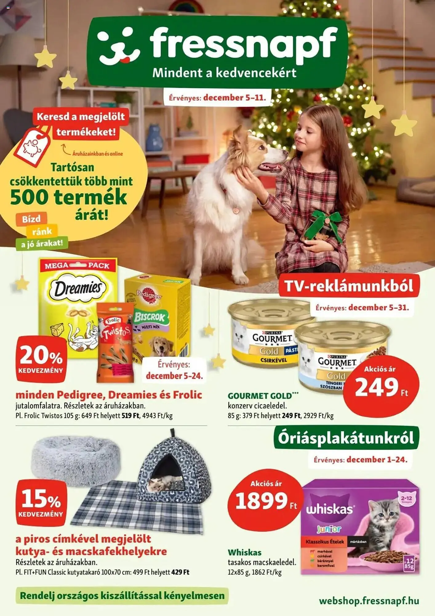 Katalógus Fressnapf akciós újság december 5.-tól december 11.-ig 2024. - Oldal 1