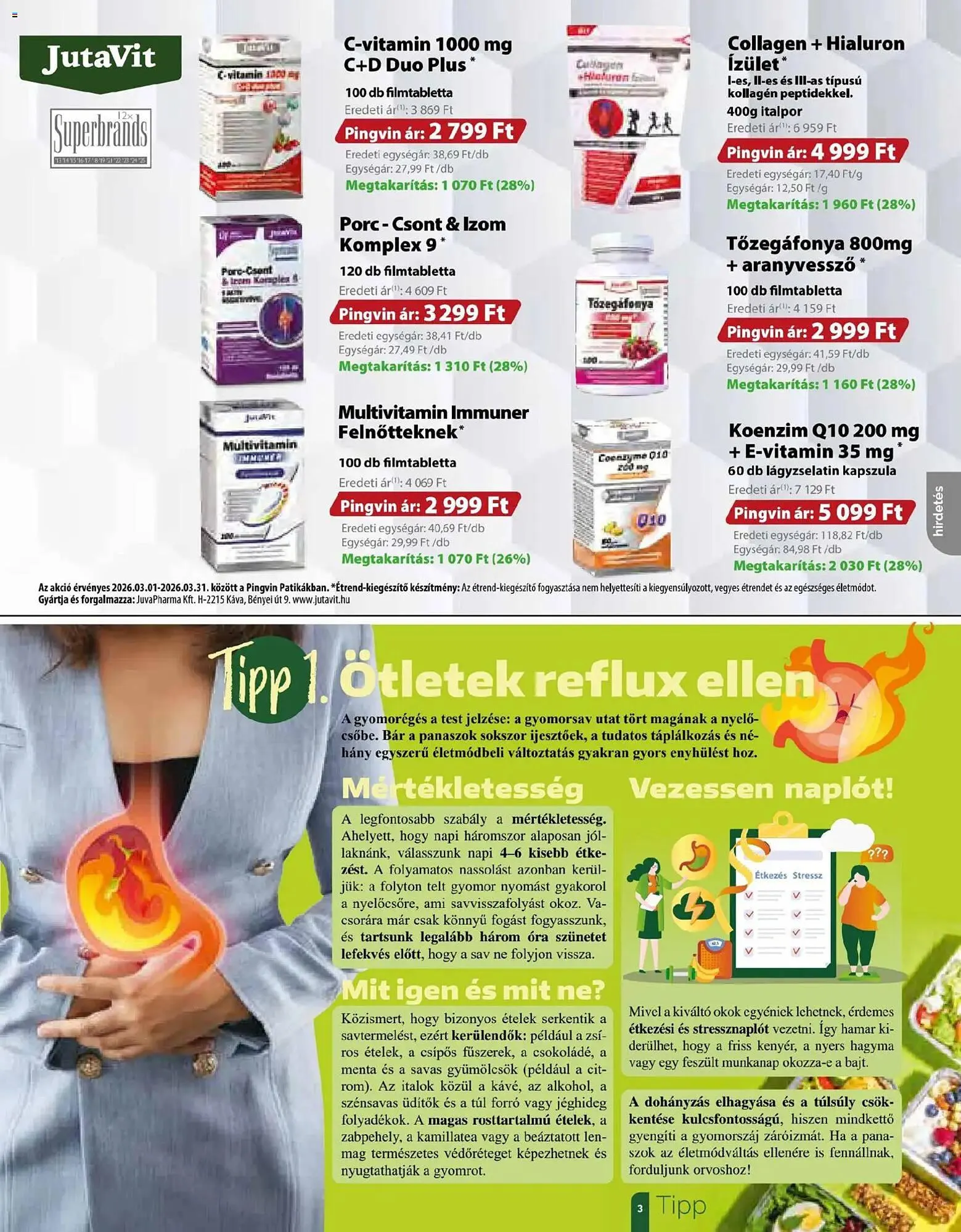Katalógus Pingvin Patika akciós újság március 1.-tól március 31.-ig 2026. - Oldal 3
