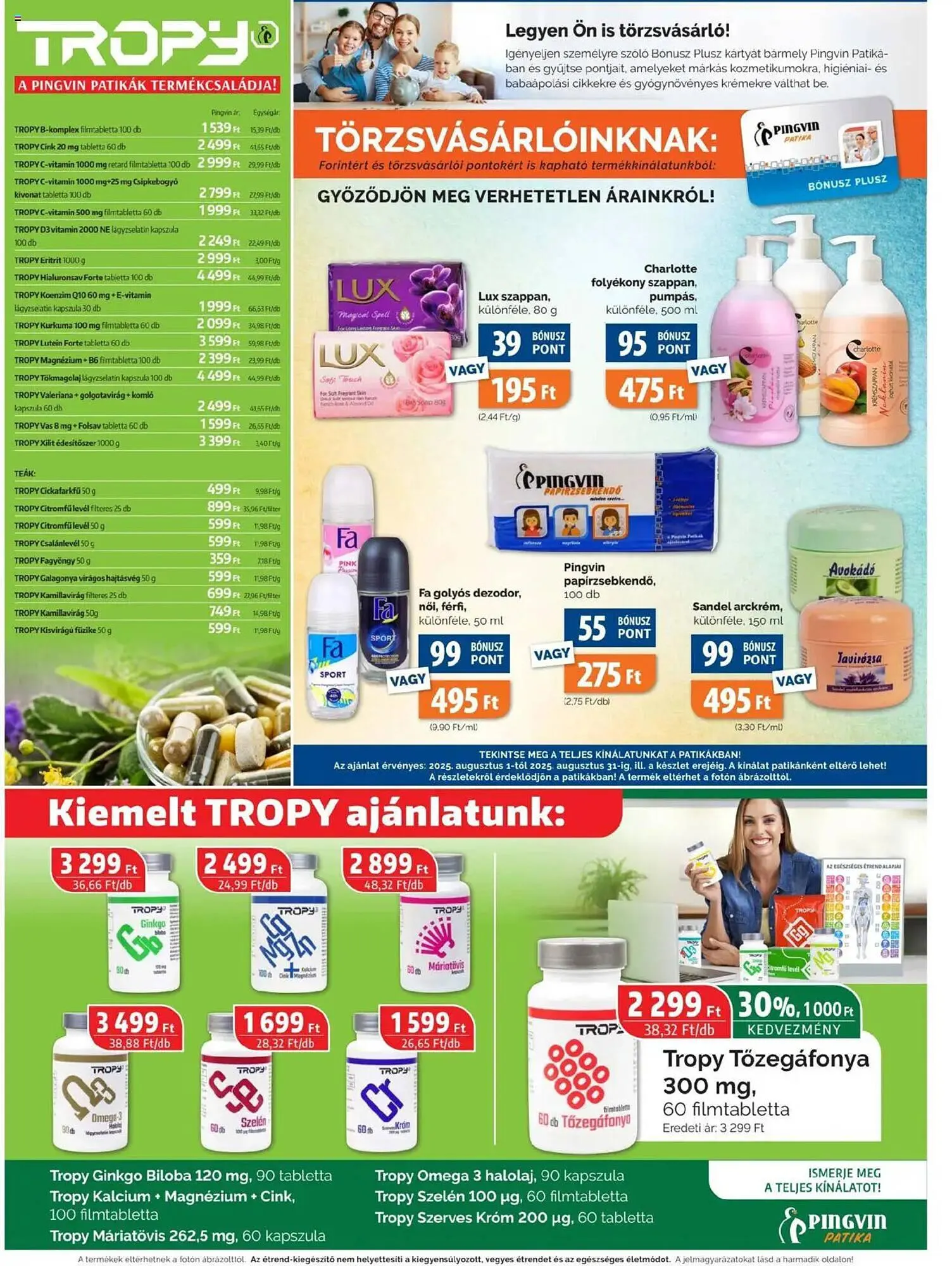Katalógus Pingvin Patika akciós újság augusztus 1.-tól augusztus 31.-ig 2025. - Oldal 4