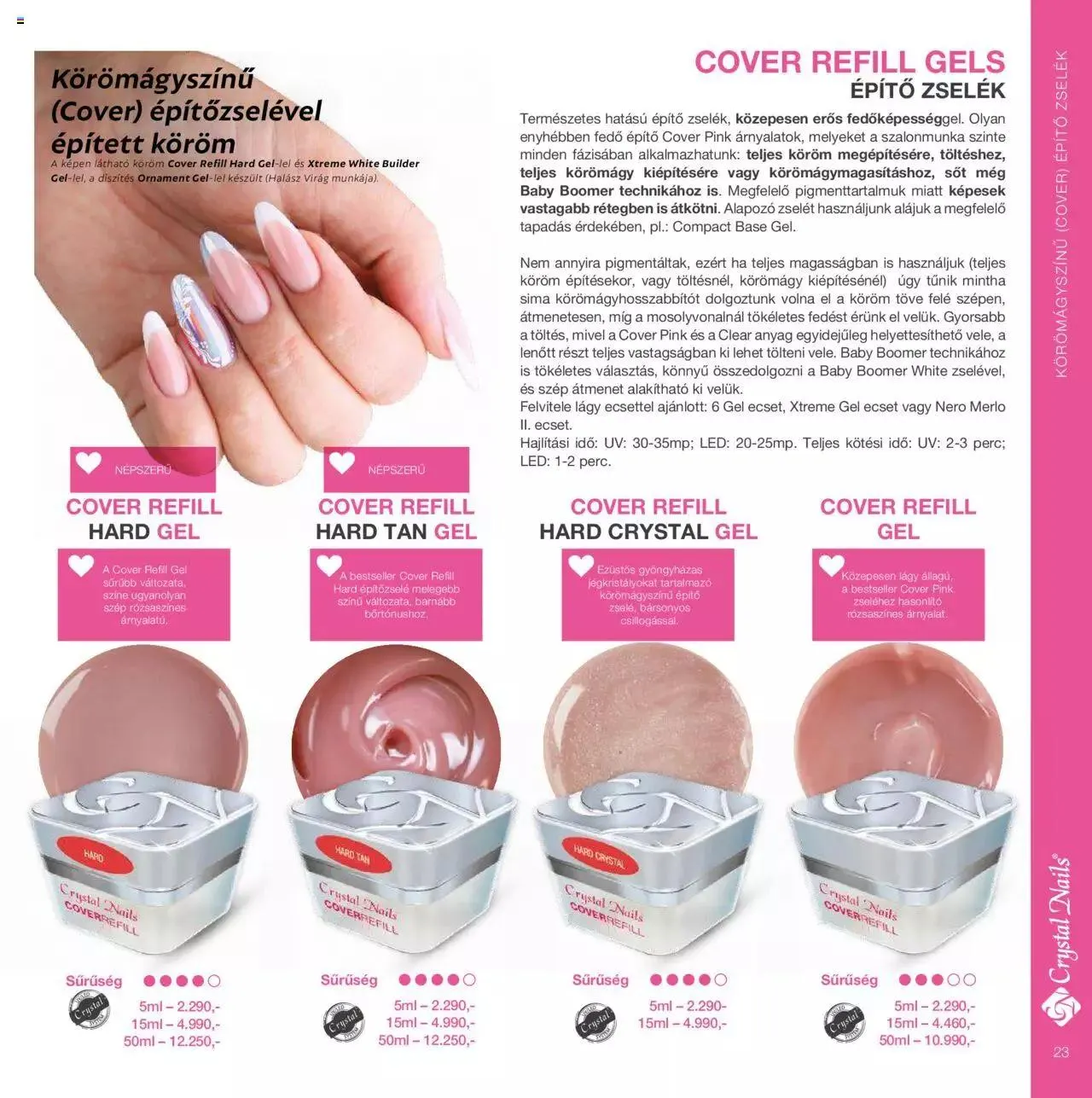 Katalógus Crystal Nails - Nagykatalógus 22/23 március 8.-tól december 31.-ig 2023. - Oldal 23