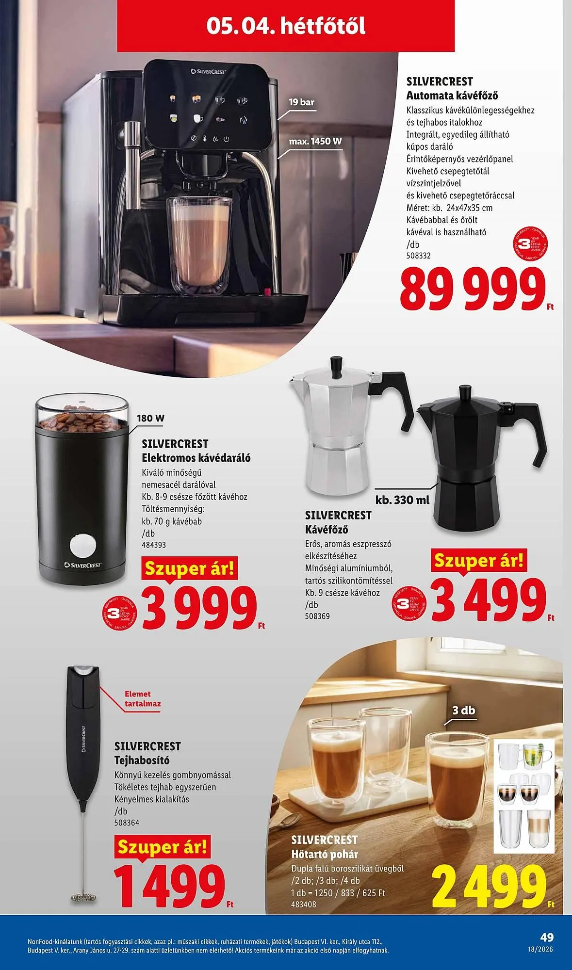 Katalógus Lidl akciós újság április 30.-tól május 6.-ig 2026. - Oldal 49