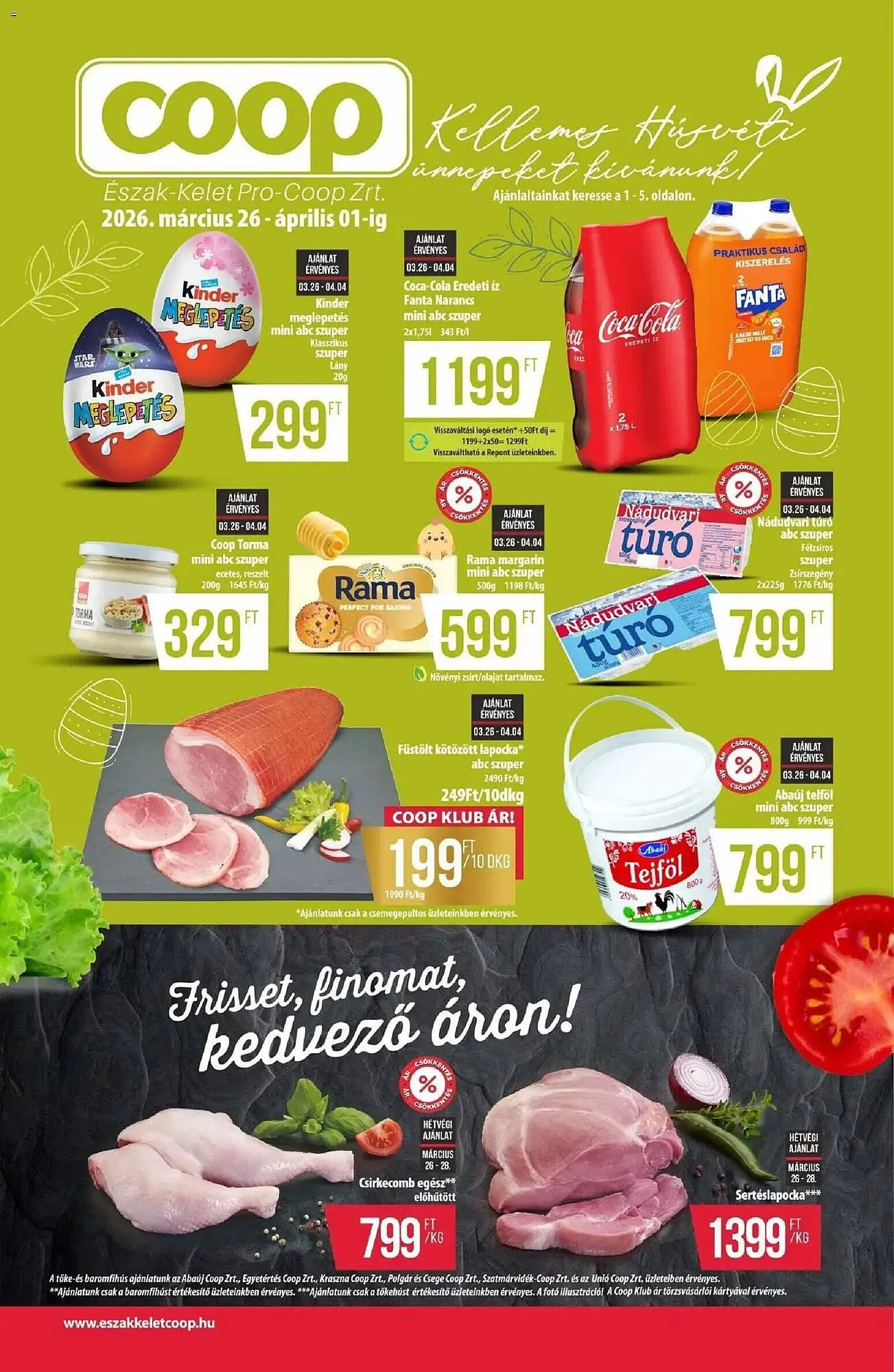 Katalógus Coop akciós újság március 26.-tól április 1.-ig 2026. - Oldal 1