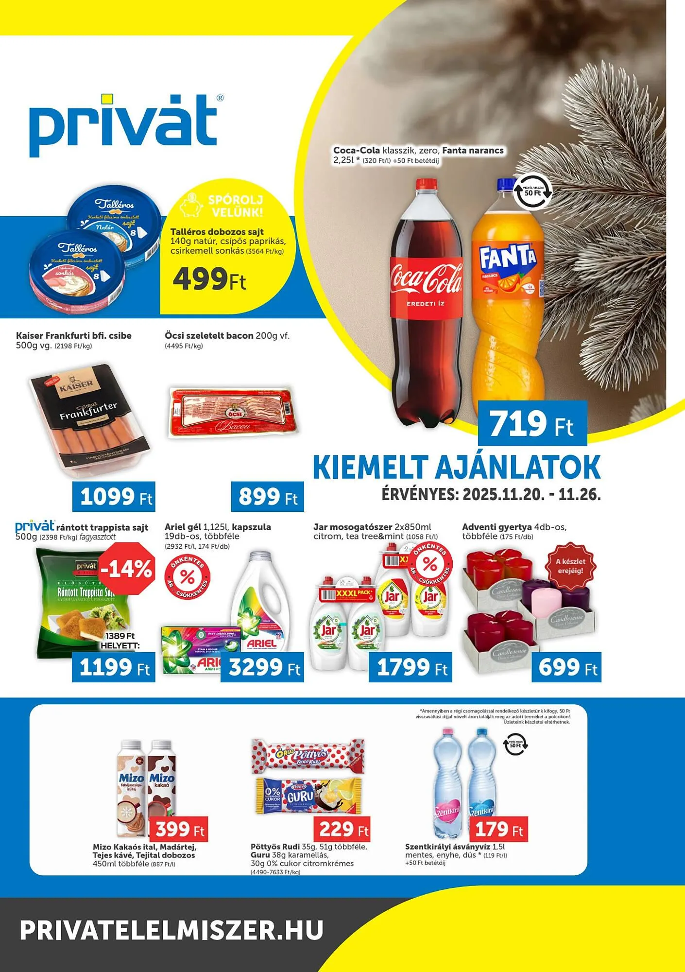 PRIVÁT akciós újság - 1