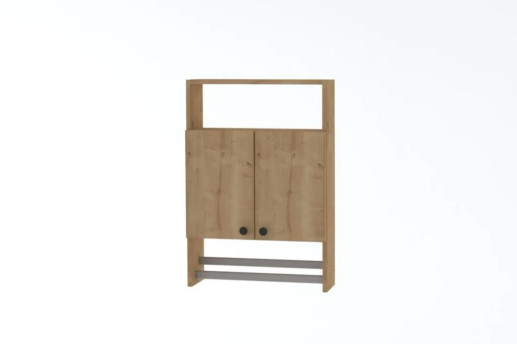 Fürdőszoba faliszekrény, tölgy színű - CREDENCE