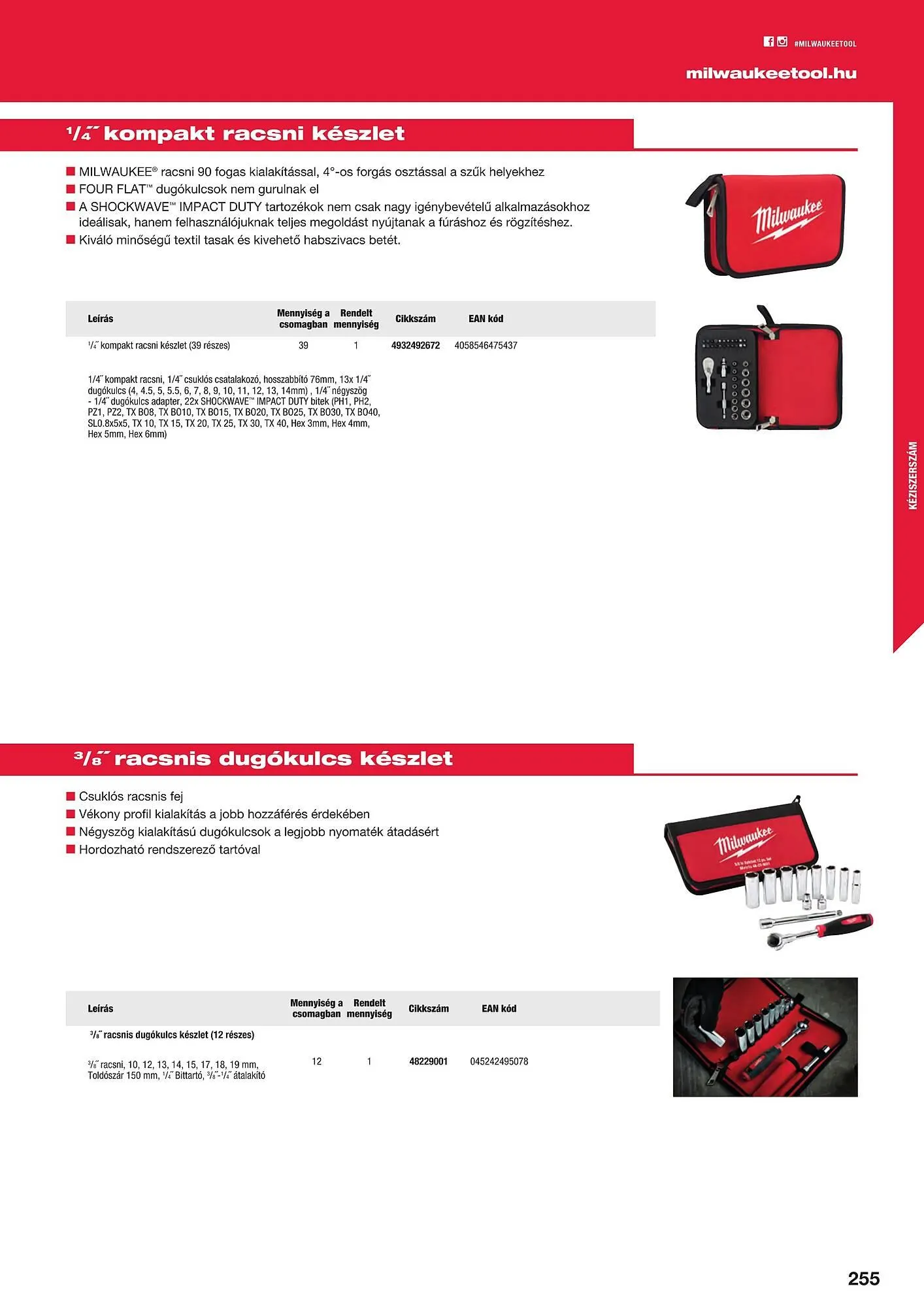 Katalógus Milwaukee akciós újság szeptember 16.-tól december 31.-ig 2025. - Oldal 255