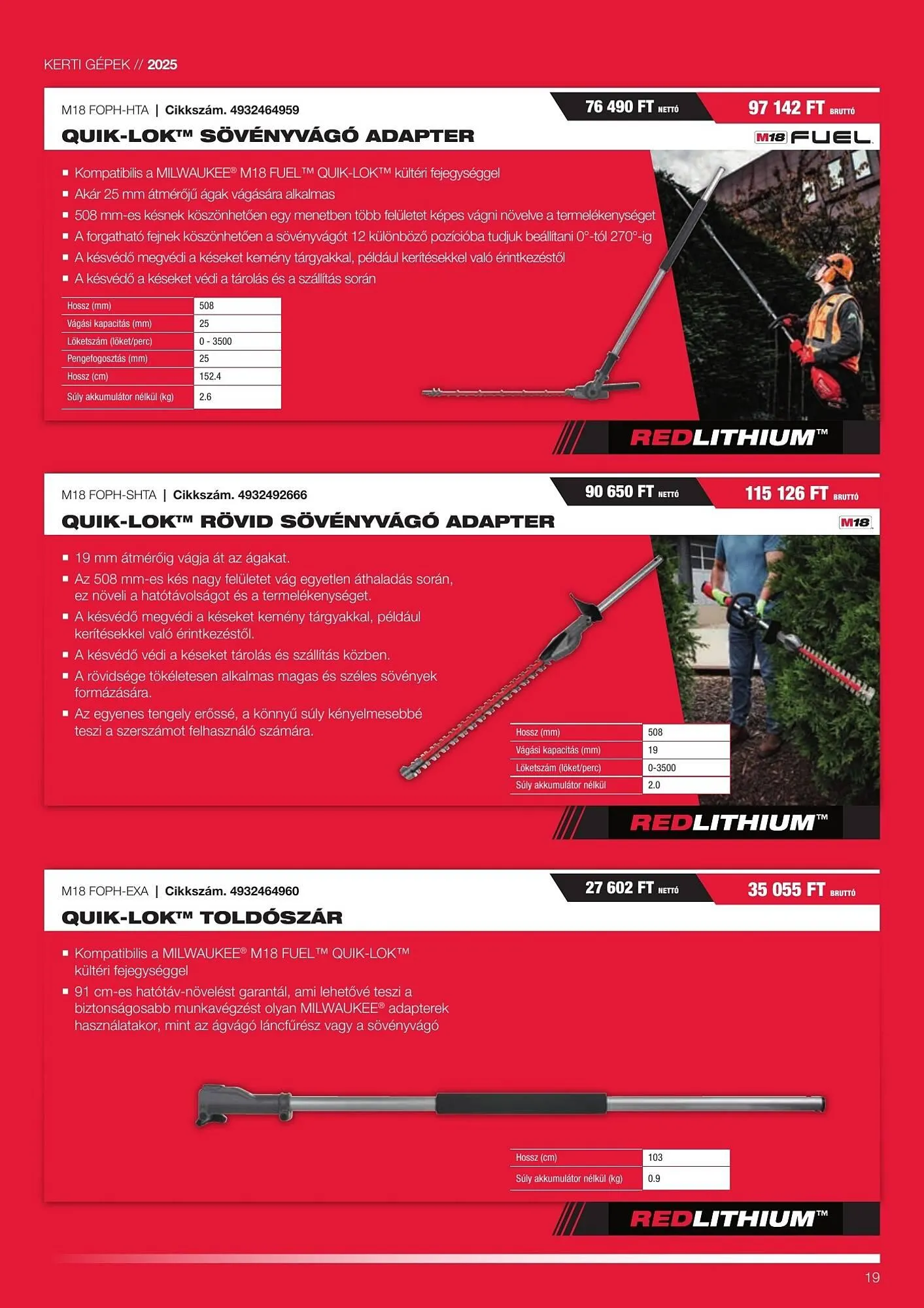 Katalógus Milwaukee akciós újság szeptember 16.-tól december 31.-ig 2025. - Oldal 19
