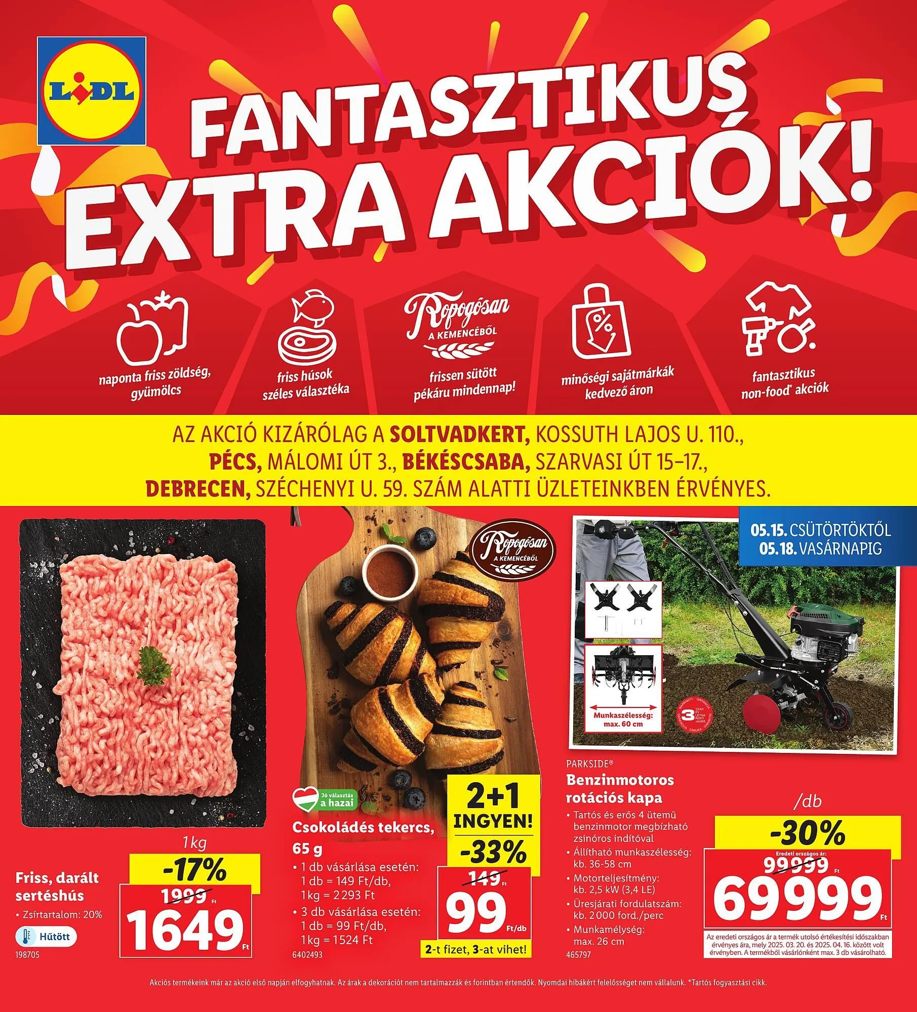 Katalógus Lidl akciós újság május 15.-tól május 18.-ig 2025. - Oldal 1