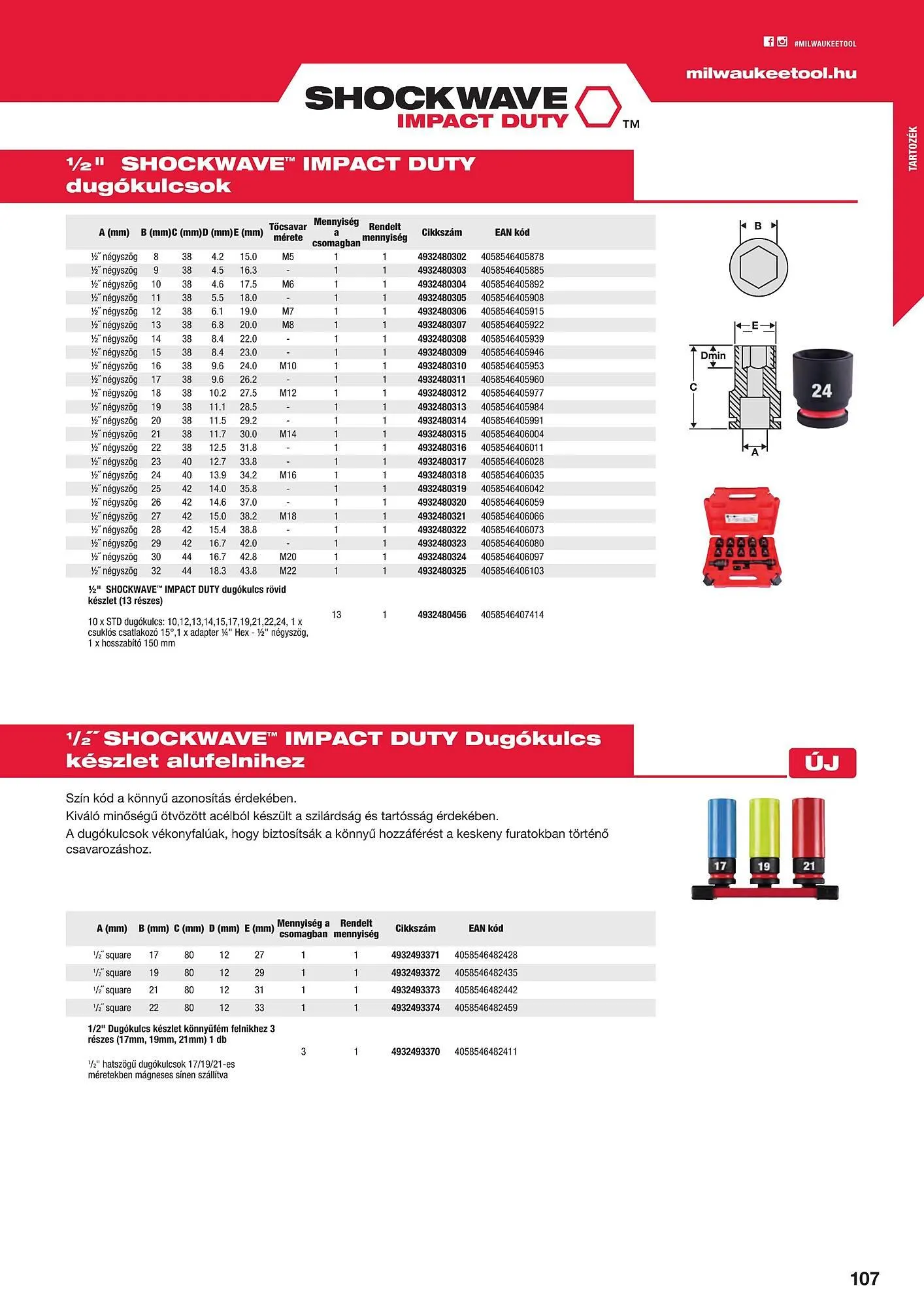 Katalógus Milwaukee akciós újság szeptember 16.-tól december 31.-ig 2025. - Oldal 107