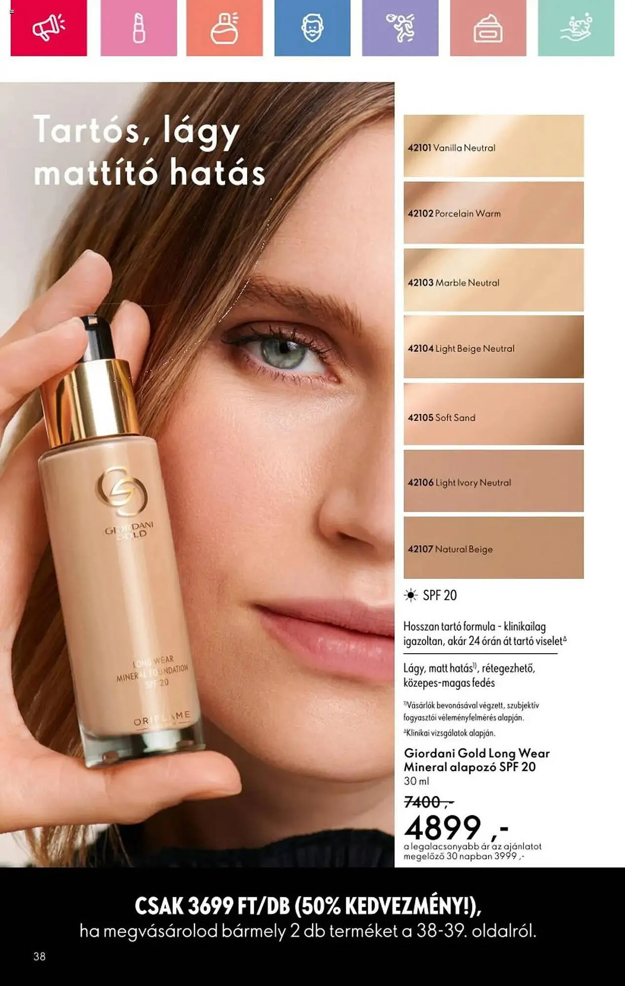 Katalógus Oriflame akciós újság július 6.-tól július 26.-ig 2025. - Oldal 38