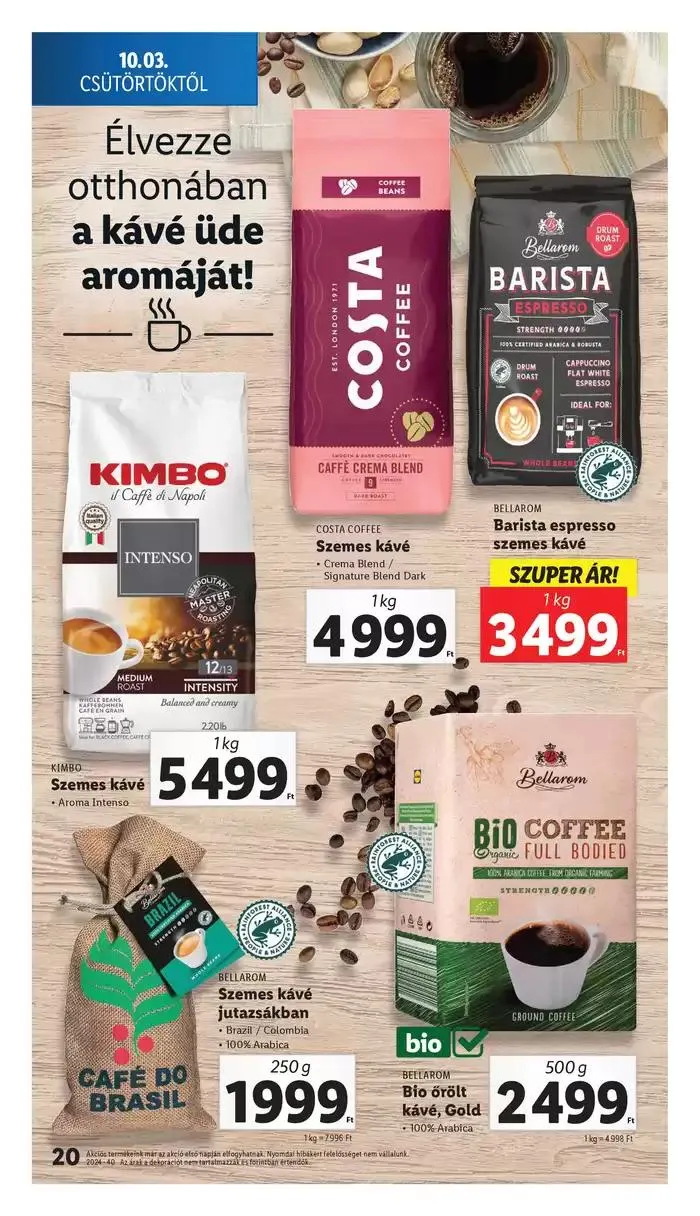 Katalógus Akciós újság – 40. hét október 3.-tól október 9.-ig 2024. - Oldal 20