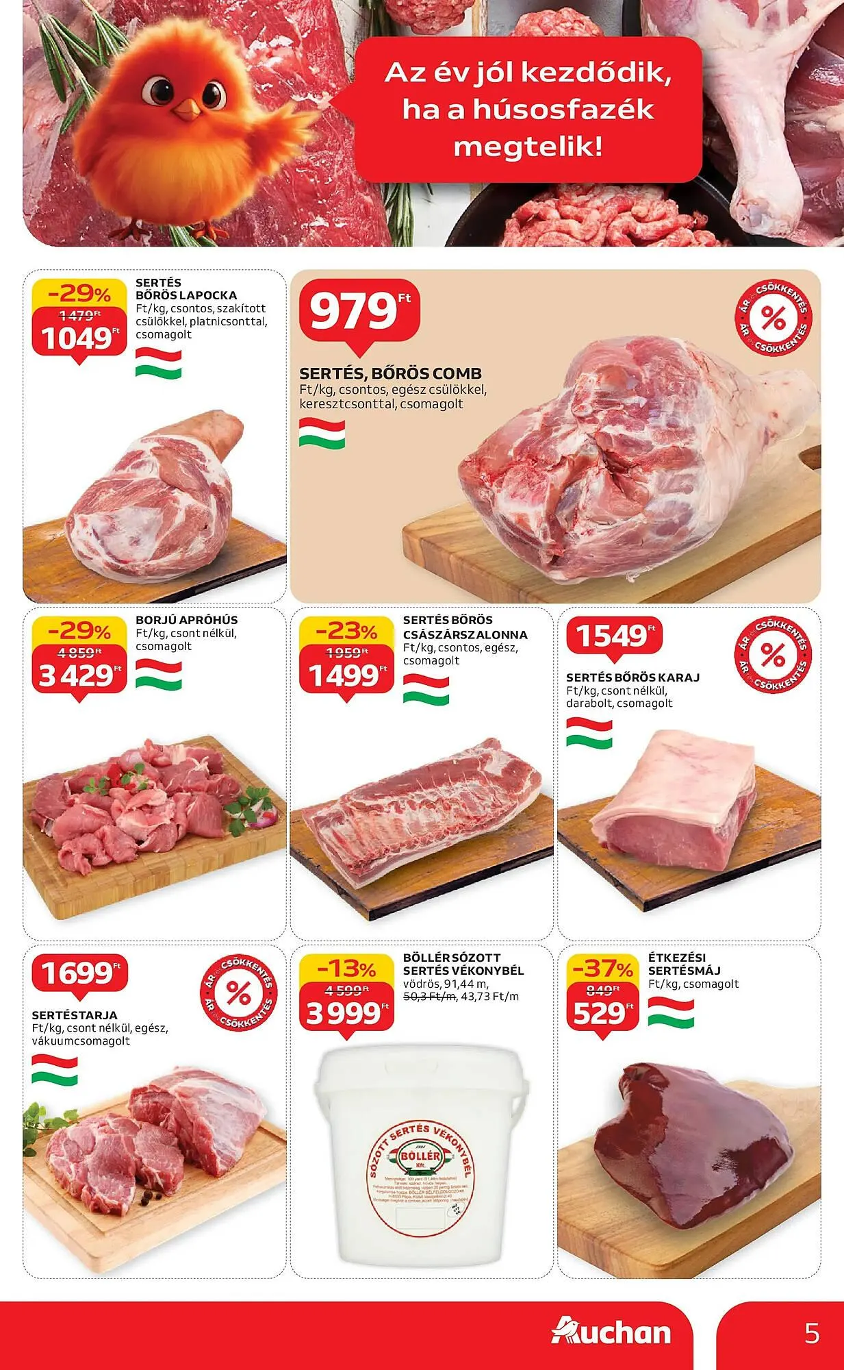 Katalógus Auchan akciós újság január 15.-tól január 21.-ig 2026. - Oldal 5