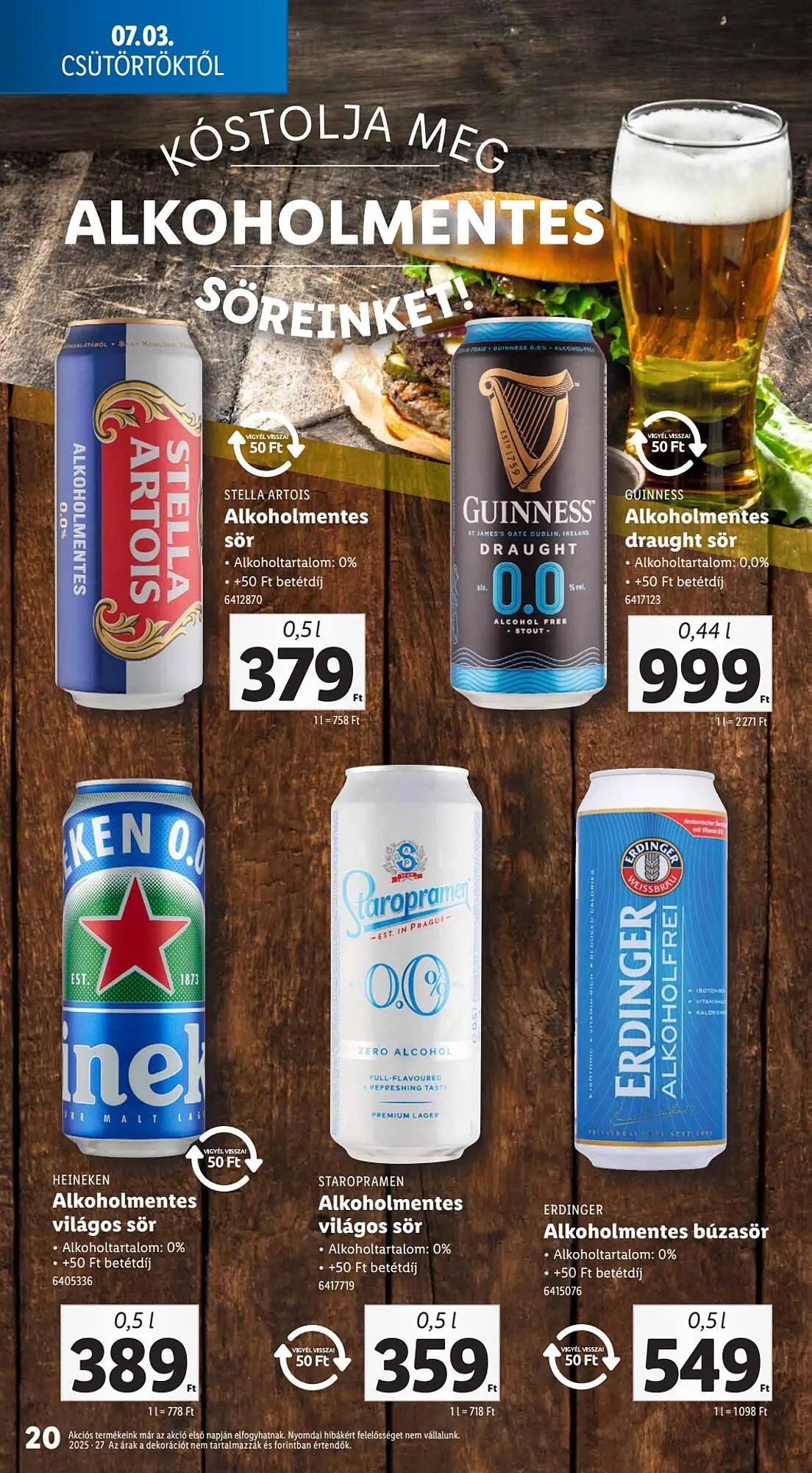 Katalógus Lidl akciós újság július 3.-tól július 9.-ig 2025. - Oldal 20