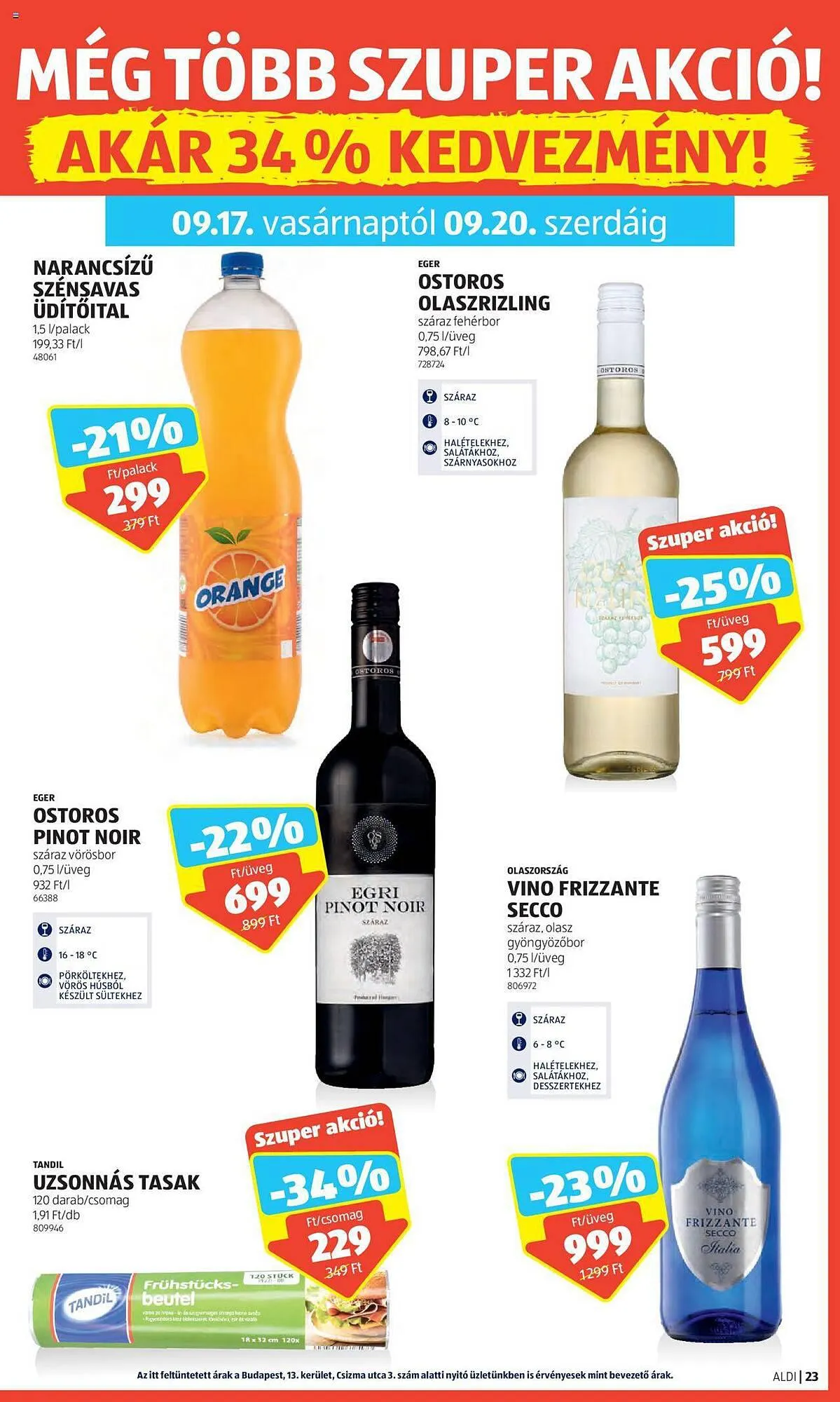 Katalógus ALDI akciós újság szeptember 14.-tól szeptember 20.-ig 2023. - Oldal 27