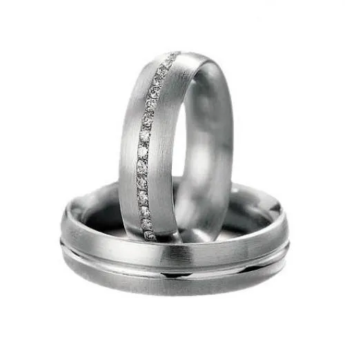 Fehér arany karikagyűrű