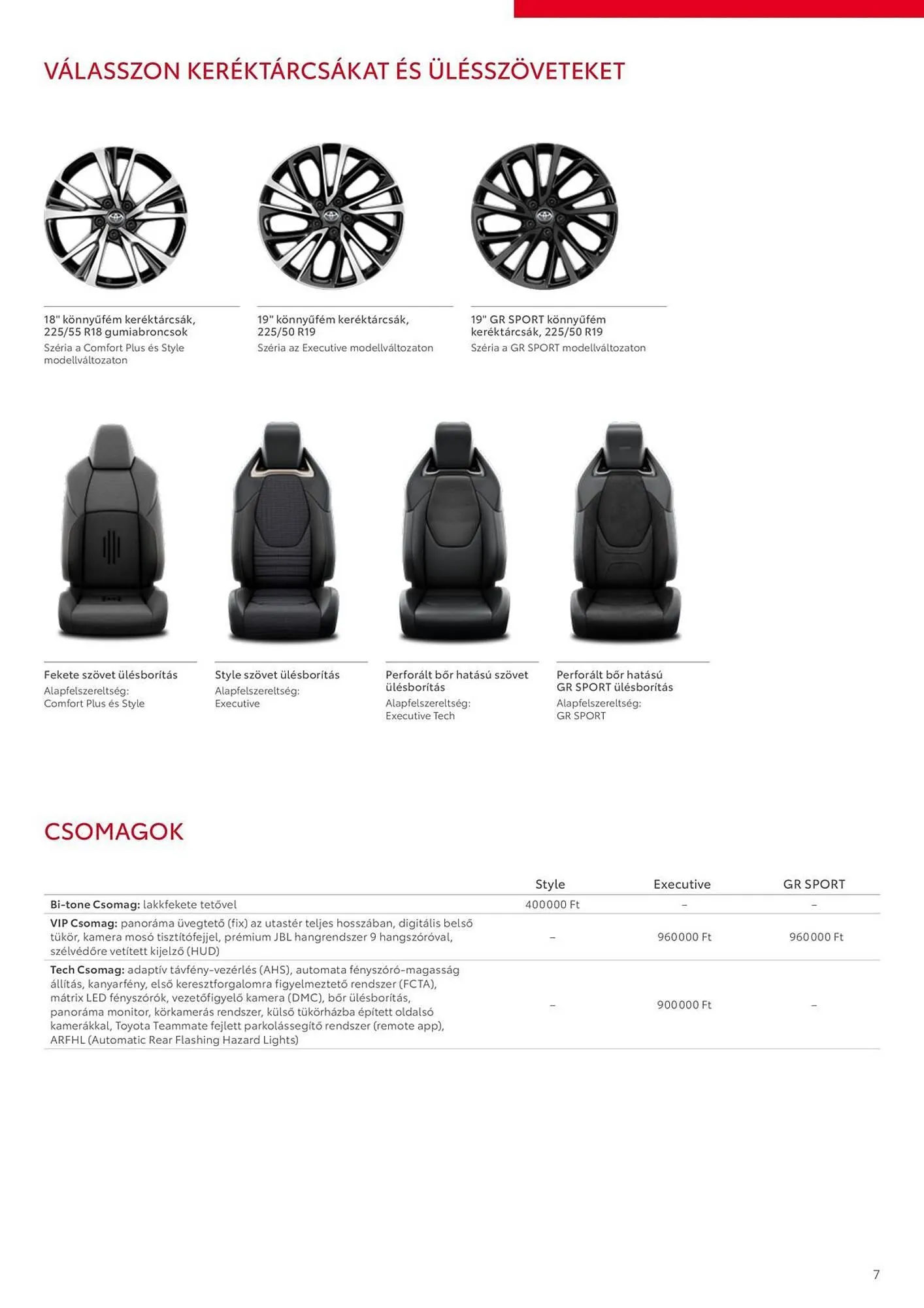 Katalógus Toyota akciós újság március 8.-tól április 3.-ig 2025. - Oldal 7