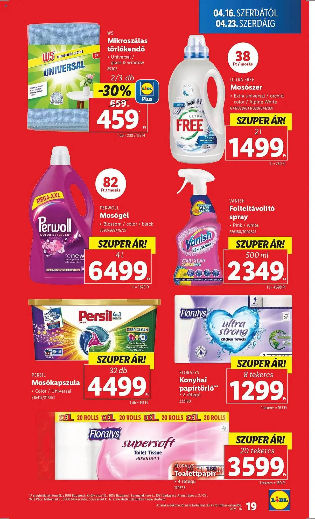 Katalógus Lidl akciós újság április 16.-tól április 22.-ig 2025. - Oldal 19