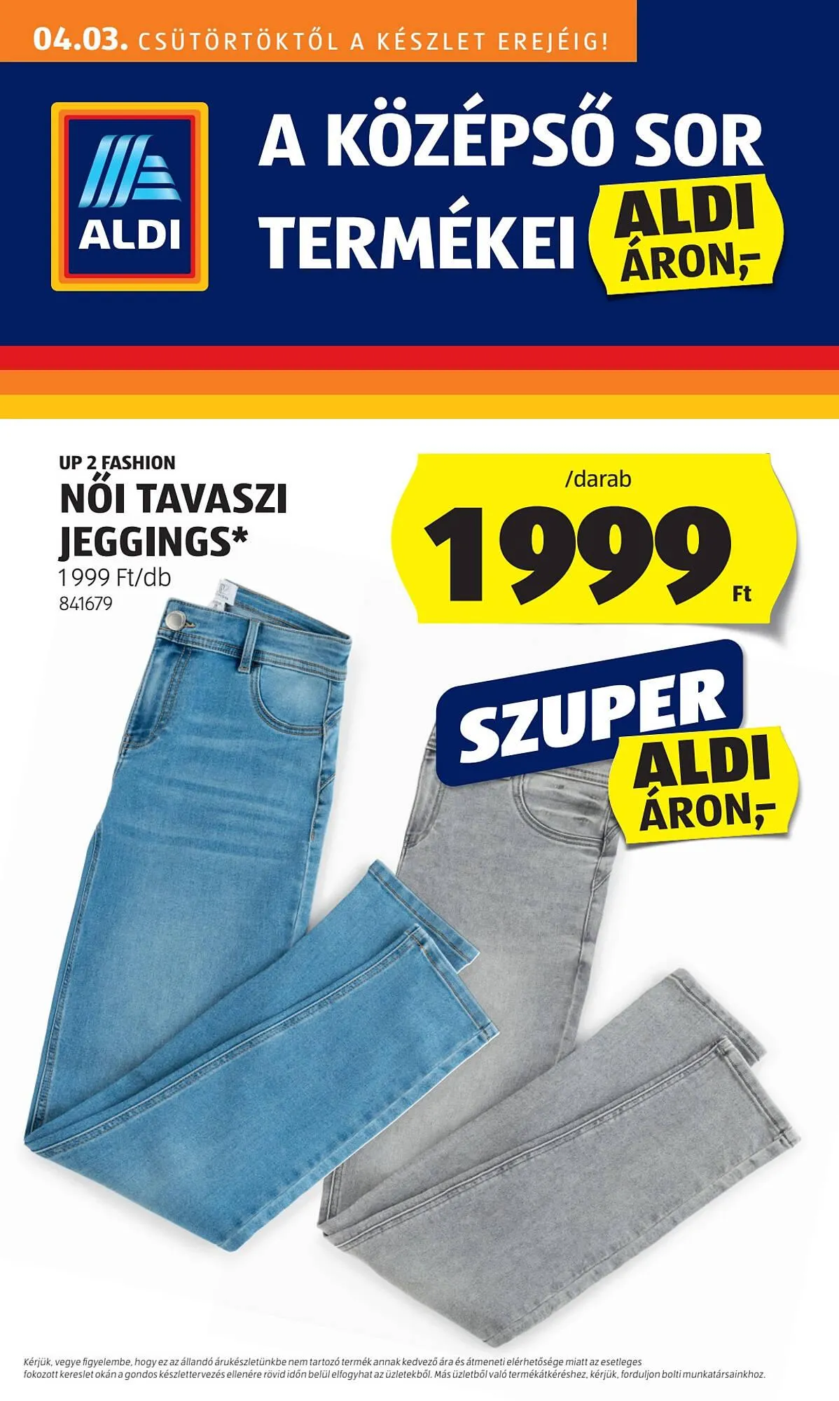 Katalógus ALDI akciós újság április 3.-tól április 9.-ig 2025. - Oldal 1