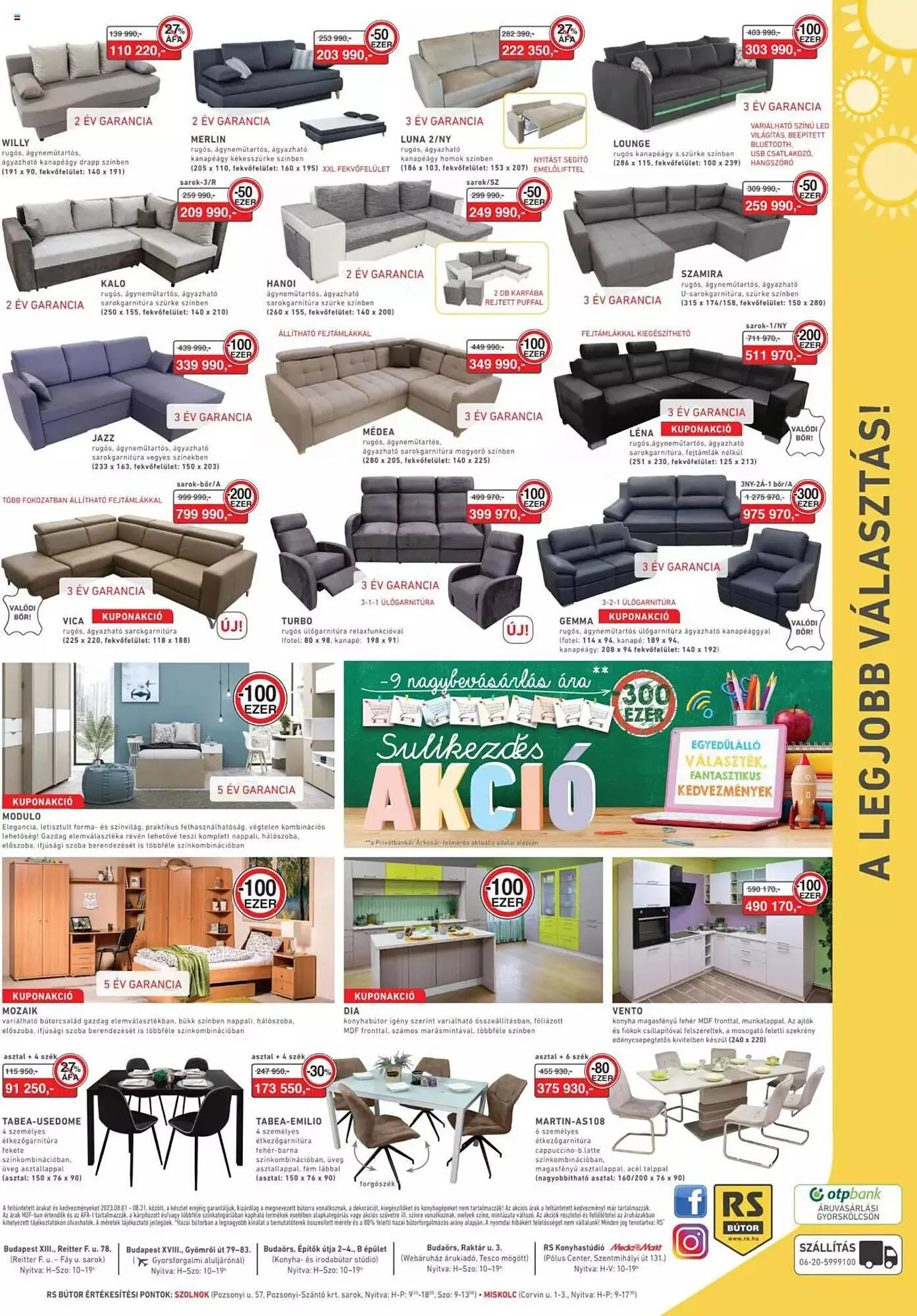 Katalógus RS Bútor akciós újság augusztus 1.-tól augusztus 31.-ig 2023. - Oldal 2