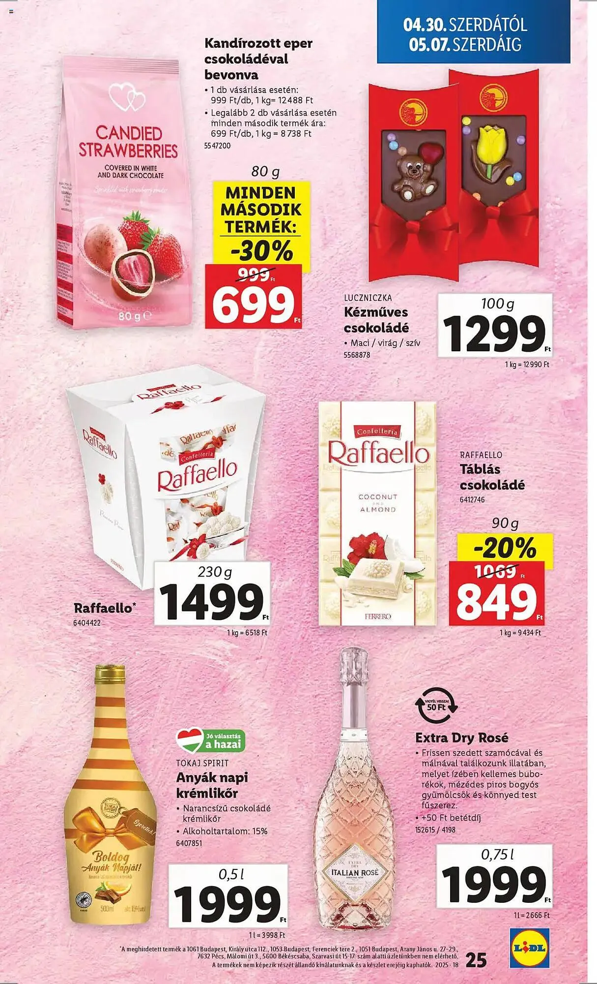 Katalógus Lidl akciós újság április 30.-tól május 7.-ig 2025. - Oldal 25