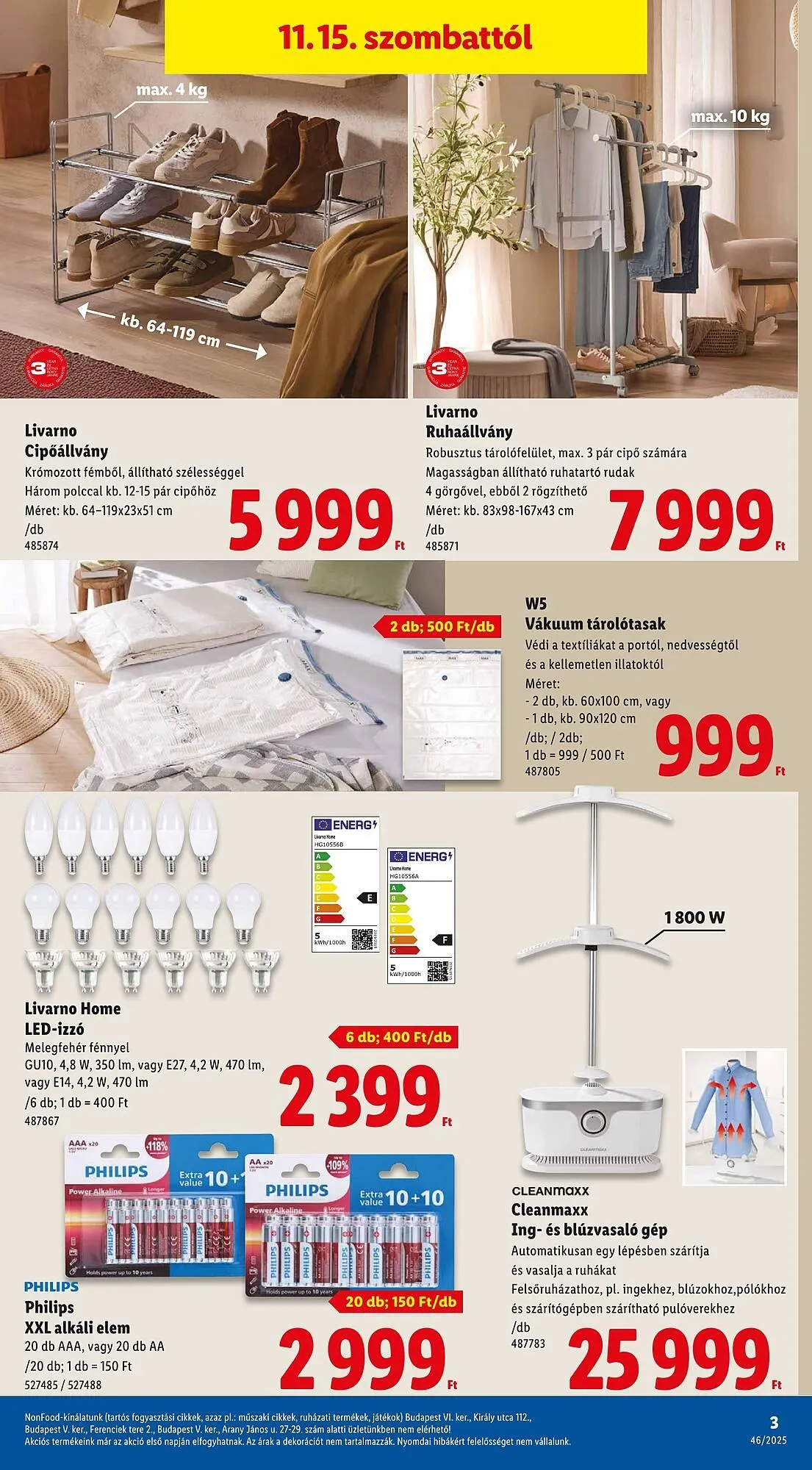 Katalógus Lidl akciós újság november 15.-tól november 19.-ig 2025. - Oldal 3