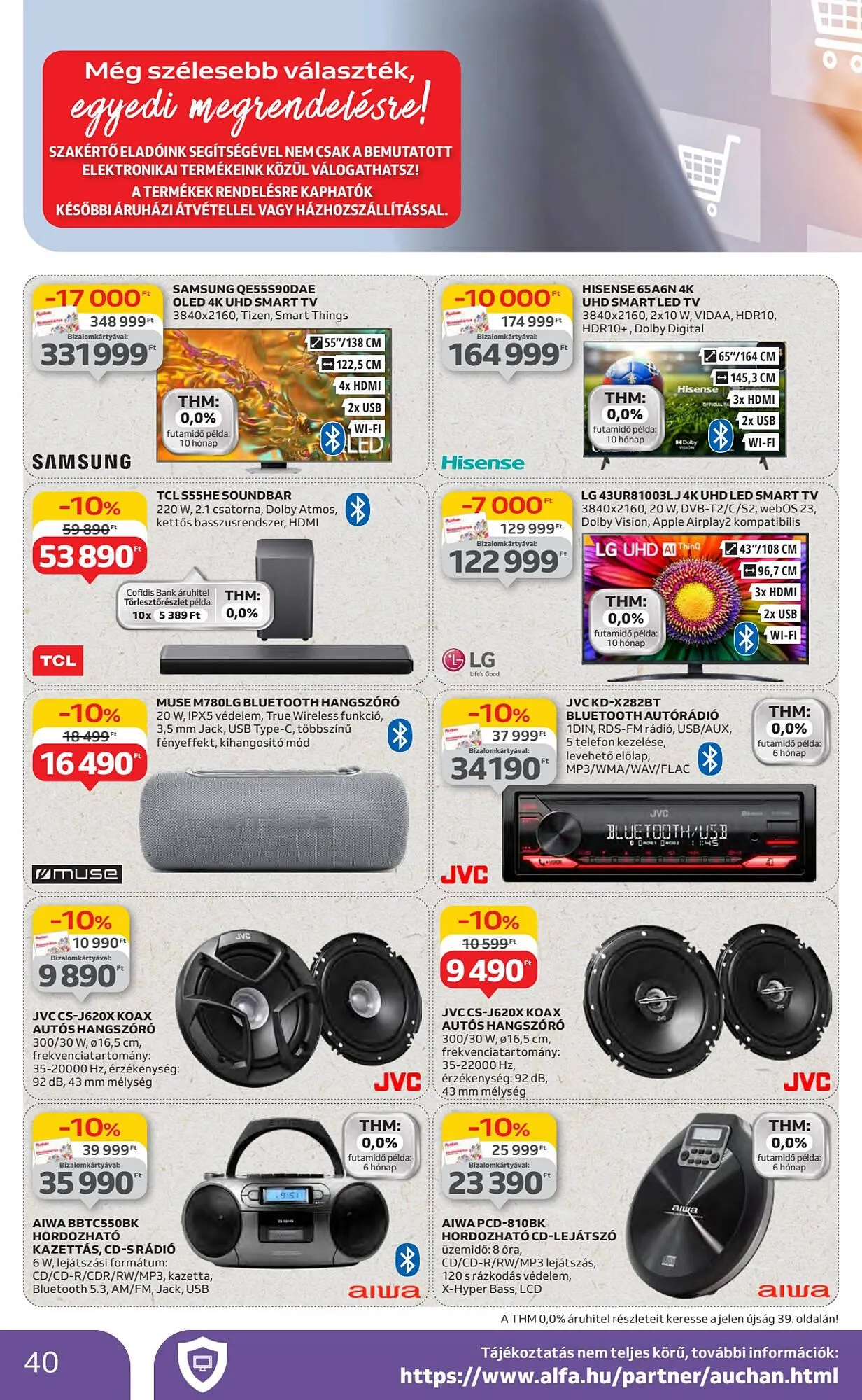 Katalógus Auchan akciós újság július 17.-tól július 23.-ig 2025. - Oldal 40