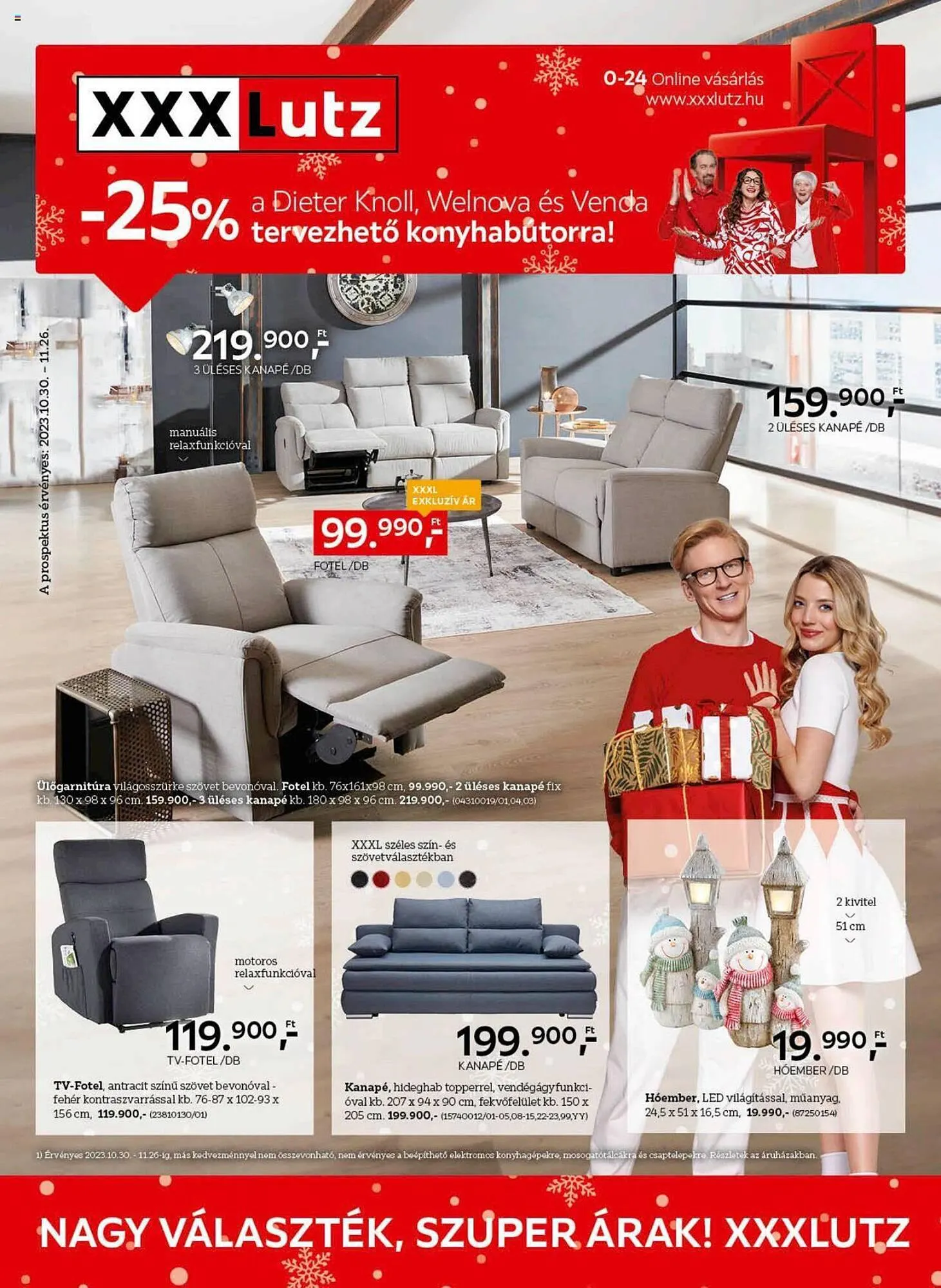 Katalógus XXXLutz akciós újság október 30.-tól november 26.-ig 2023. - Oldal 1
